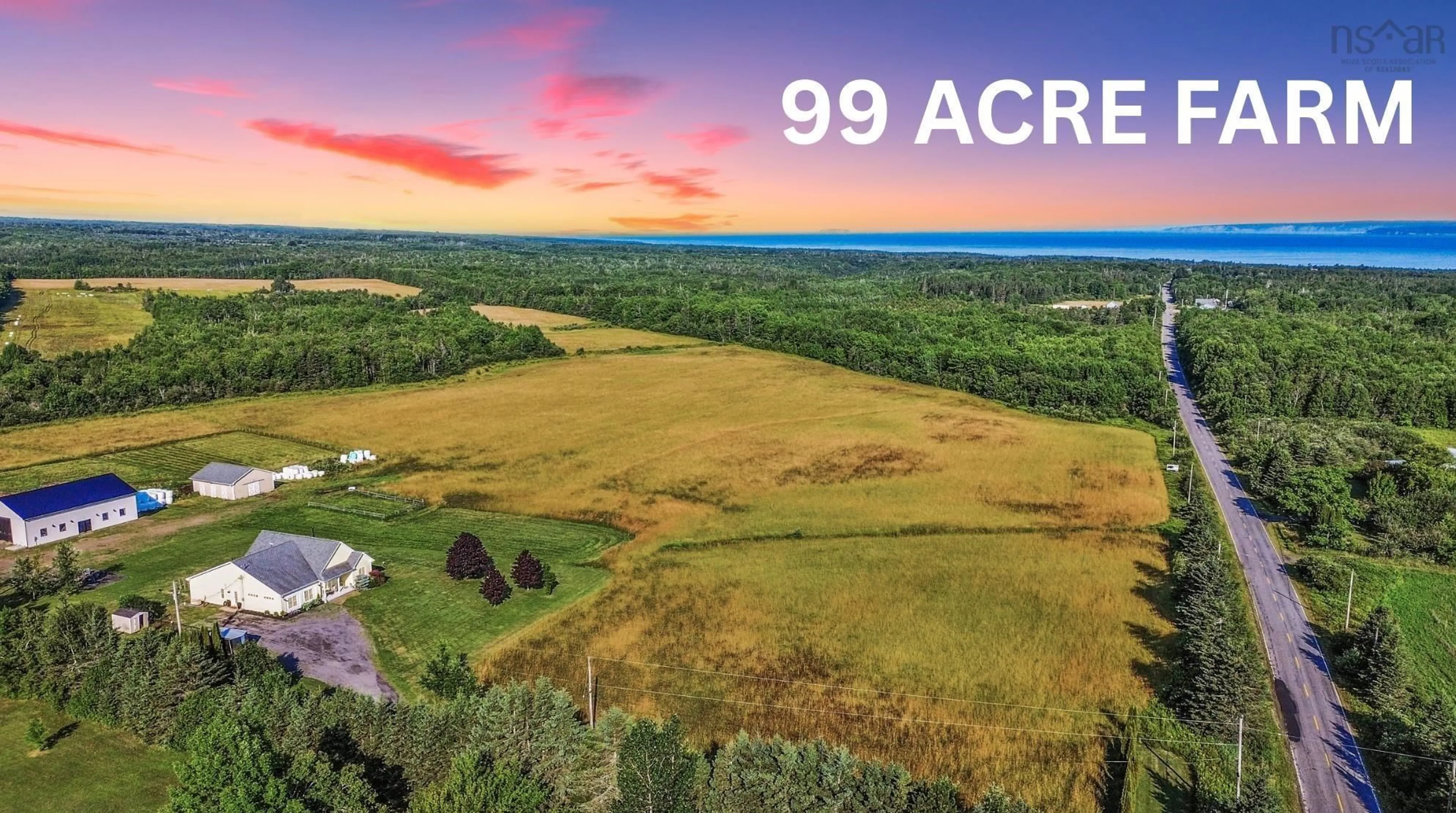 A pic from outside/outdoor area/front of a property/back of a property/a pic from drone, water/lake/river/ocean view for 3419 Highway 359, Halls Harbour Nova Scotia B0P 1J0