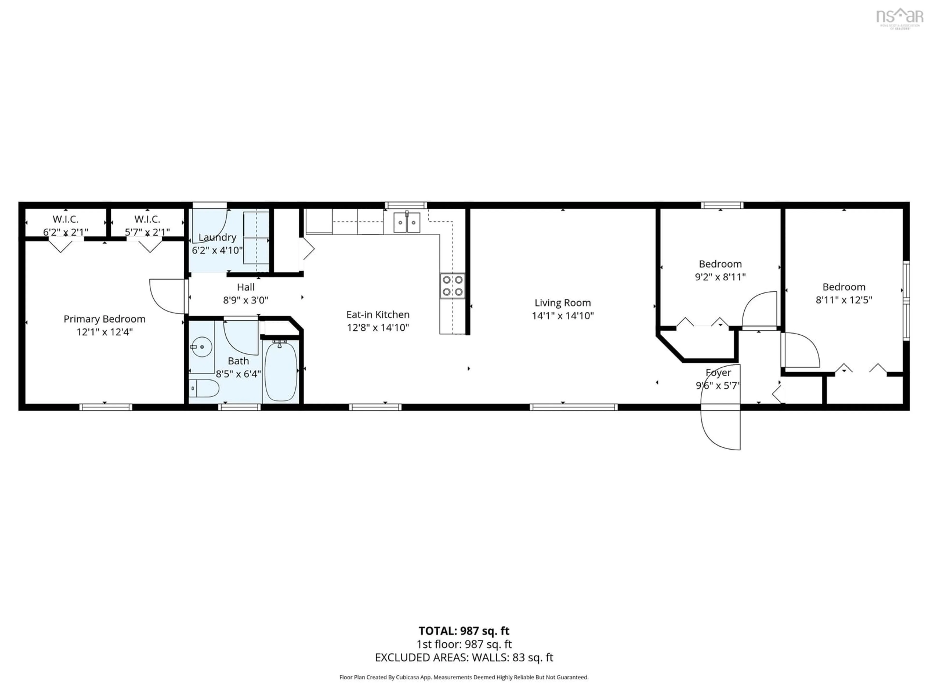 Floor plan for 16 Kimberly Crt, Amherst Nova Scotia B4H 0B8
