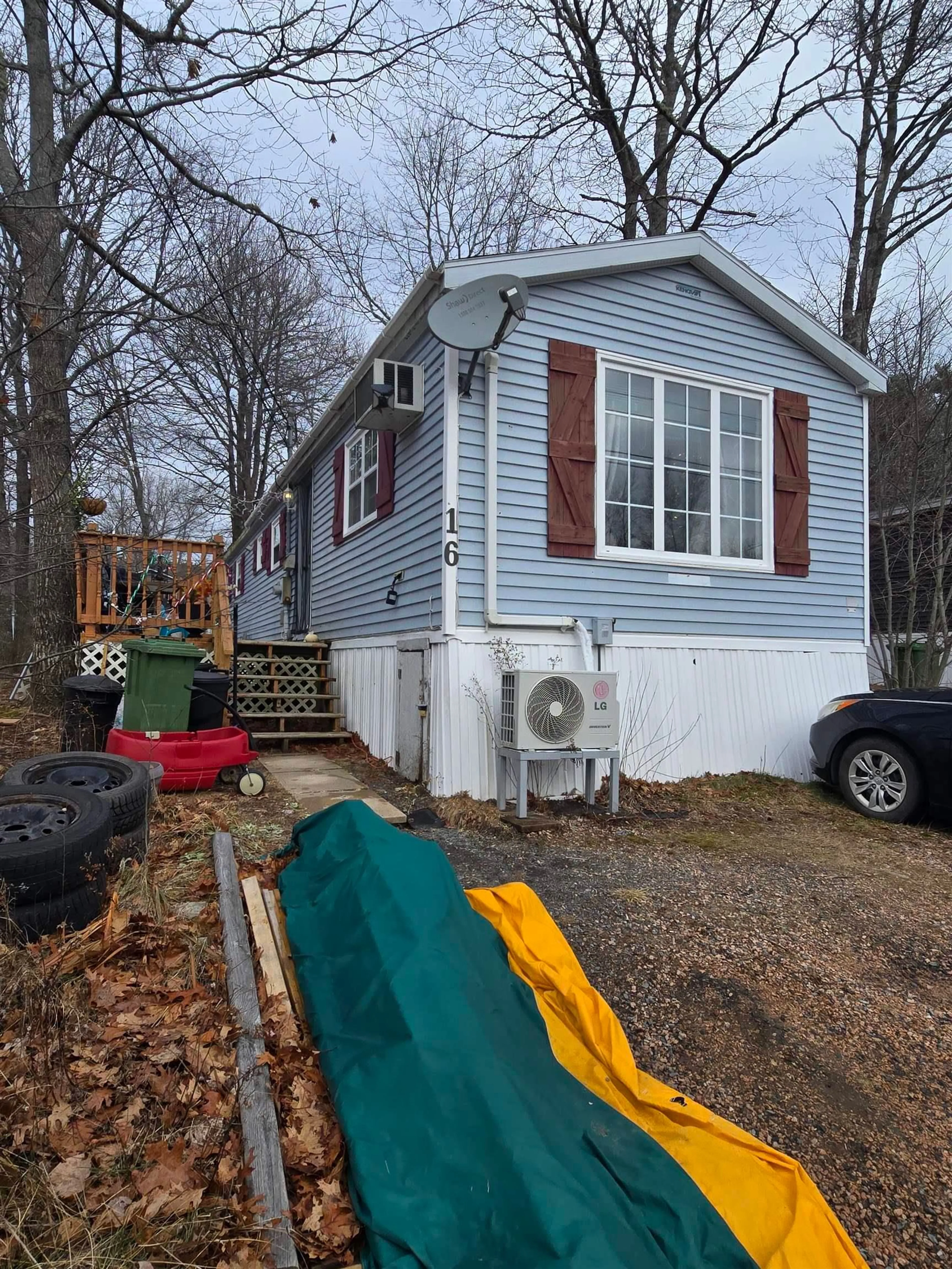 Home with vinyl exterior material, street for 16 Autumn St, Bridgewater Nova Scotia B4V 3S8