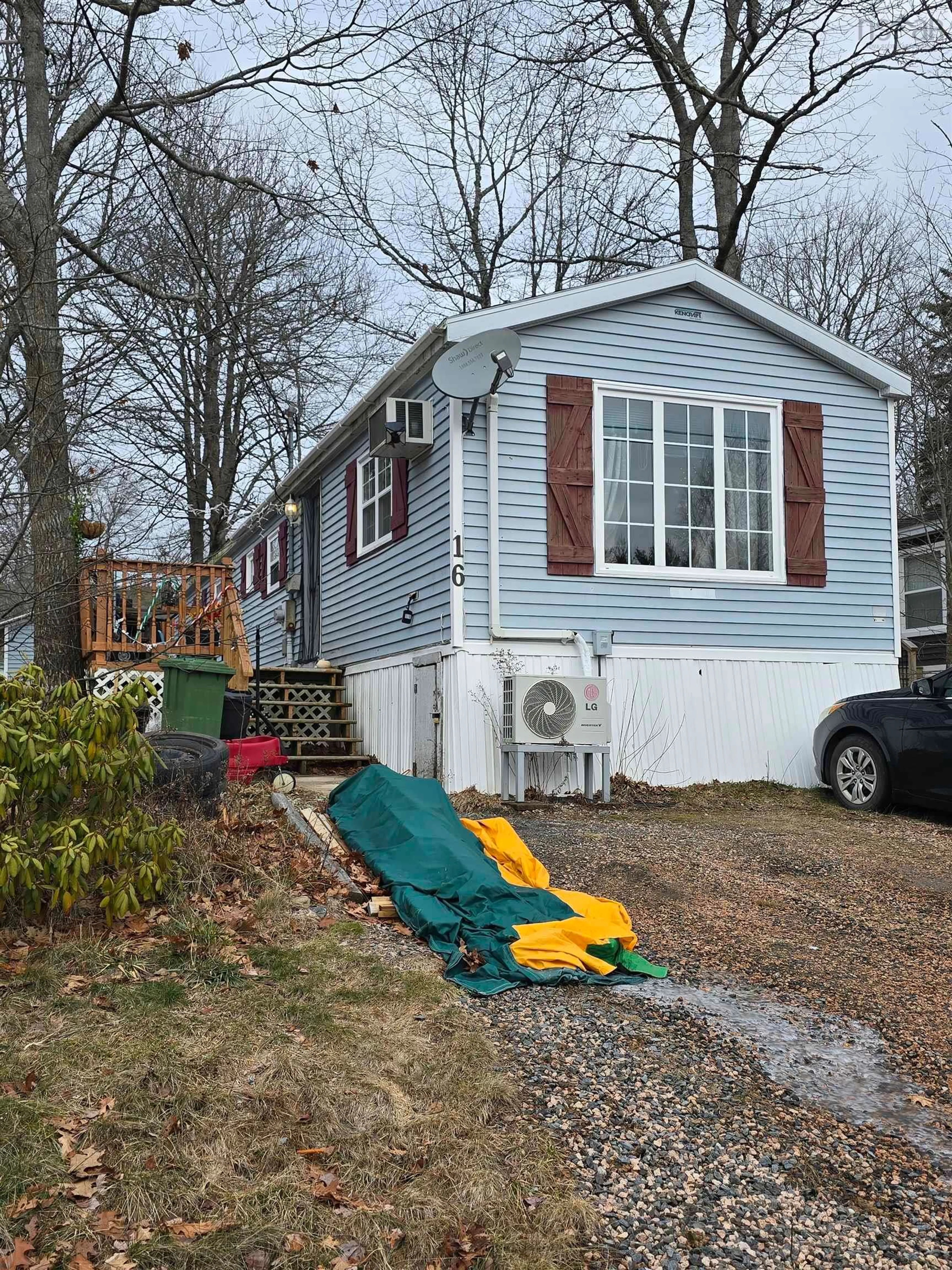 Home with vinyl exterior material, street for 16 Autumn St, Bridgewater Nova Scotia B4V 3S8