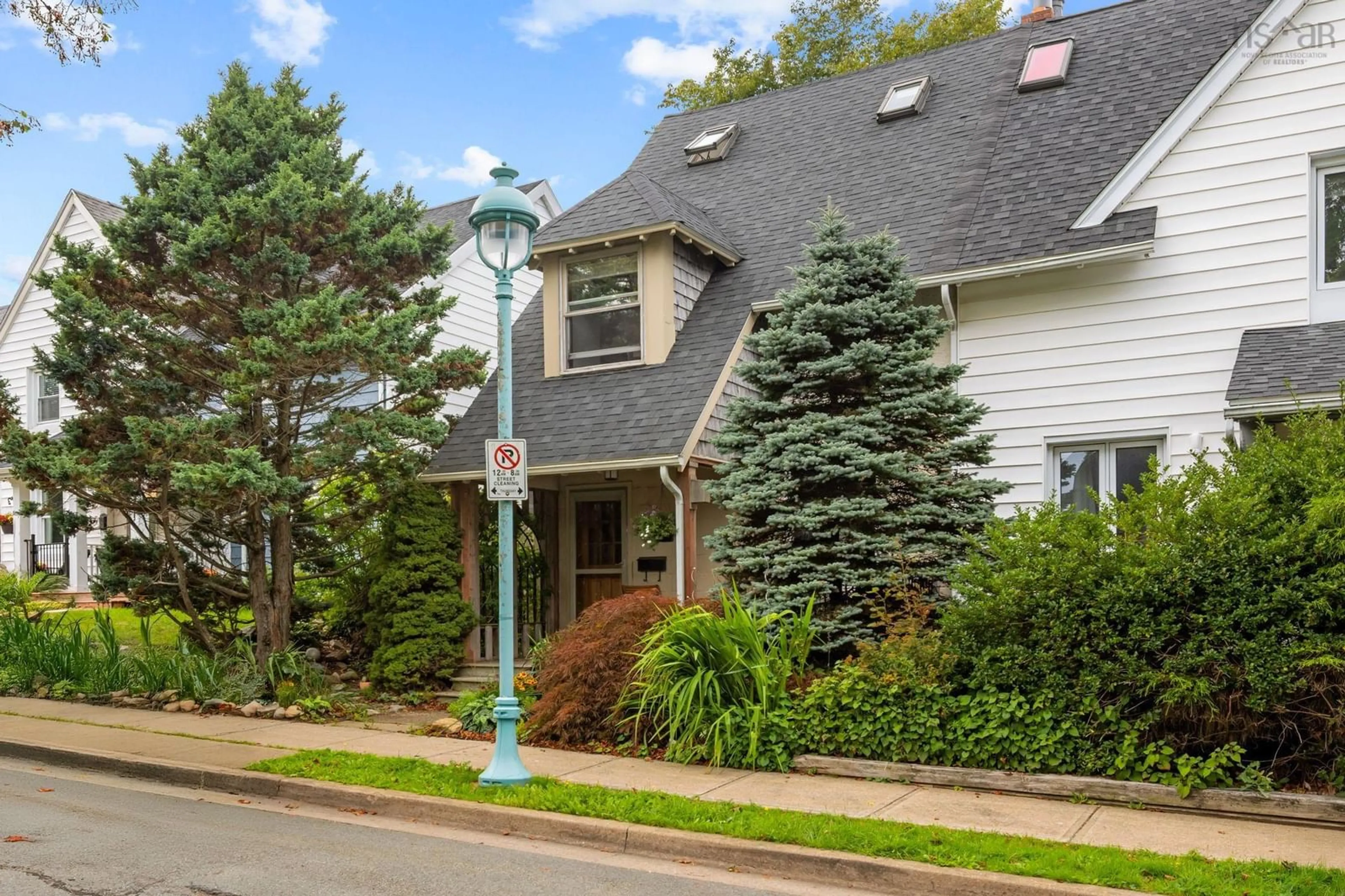 Home with vinyl exterior material, street for 5523 Sebastian Pl, Halifax Nova Scotia B3K 2K5