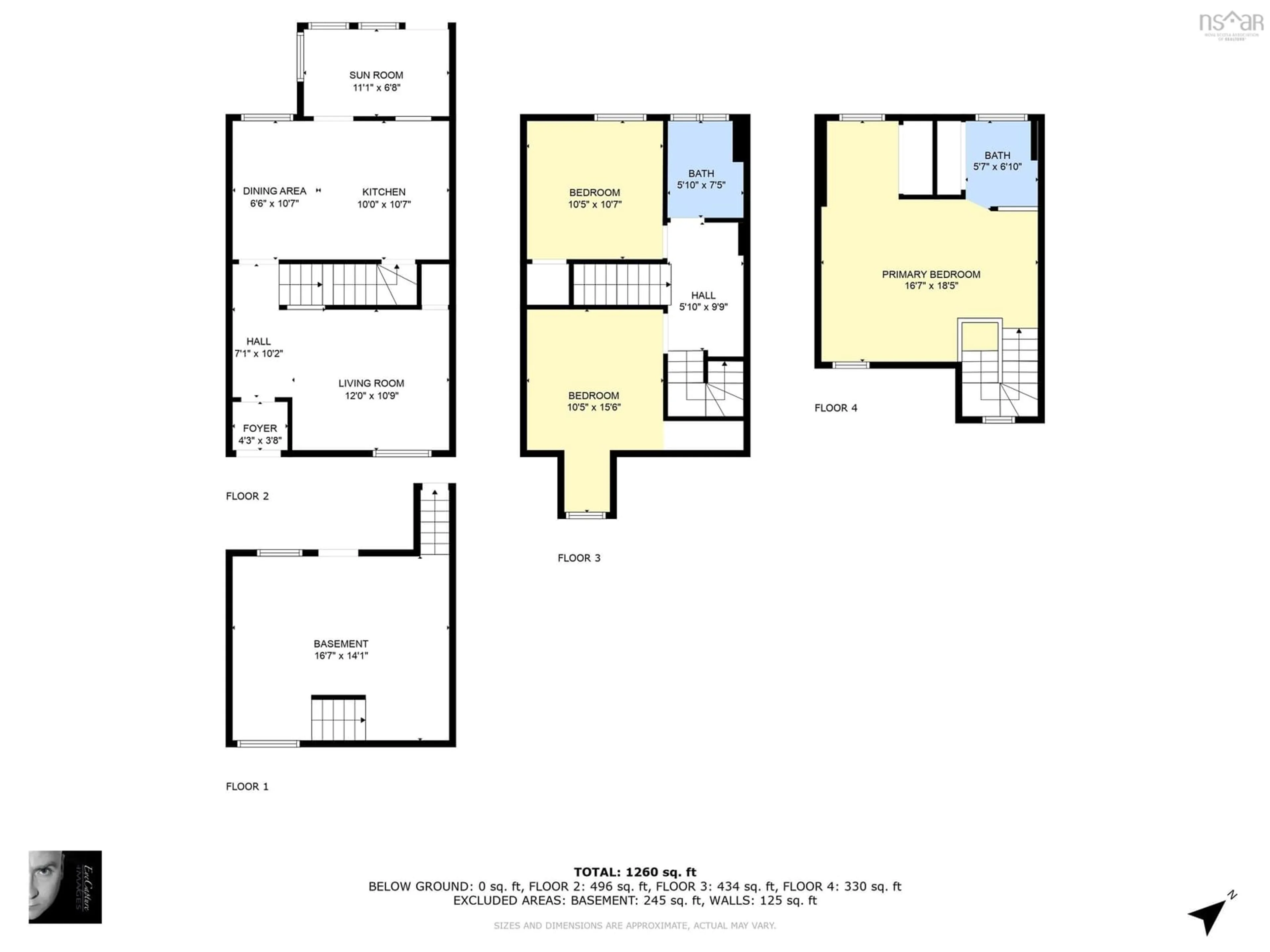 Floor plan for 5523 Sebastian Pl, Halifax Nova Scotia B3K 2K5