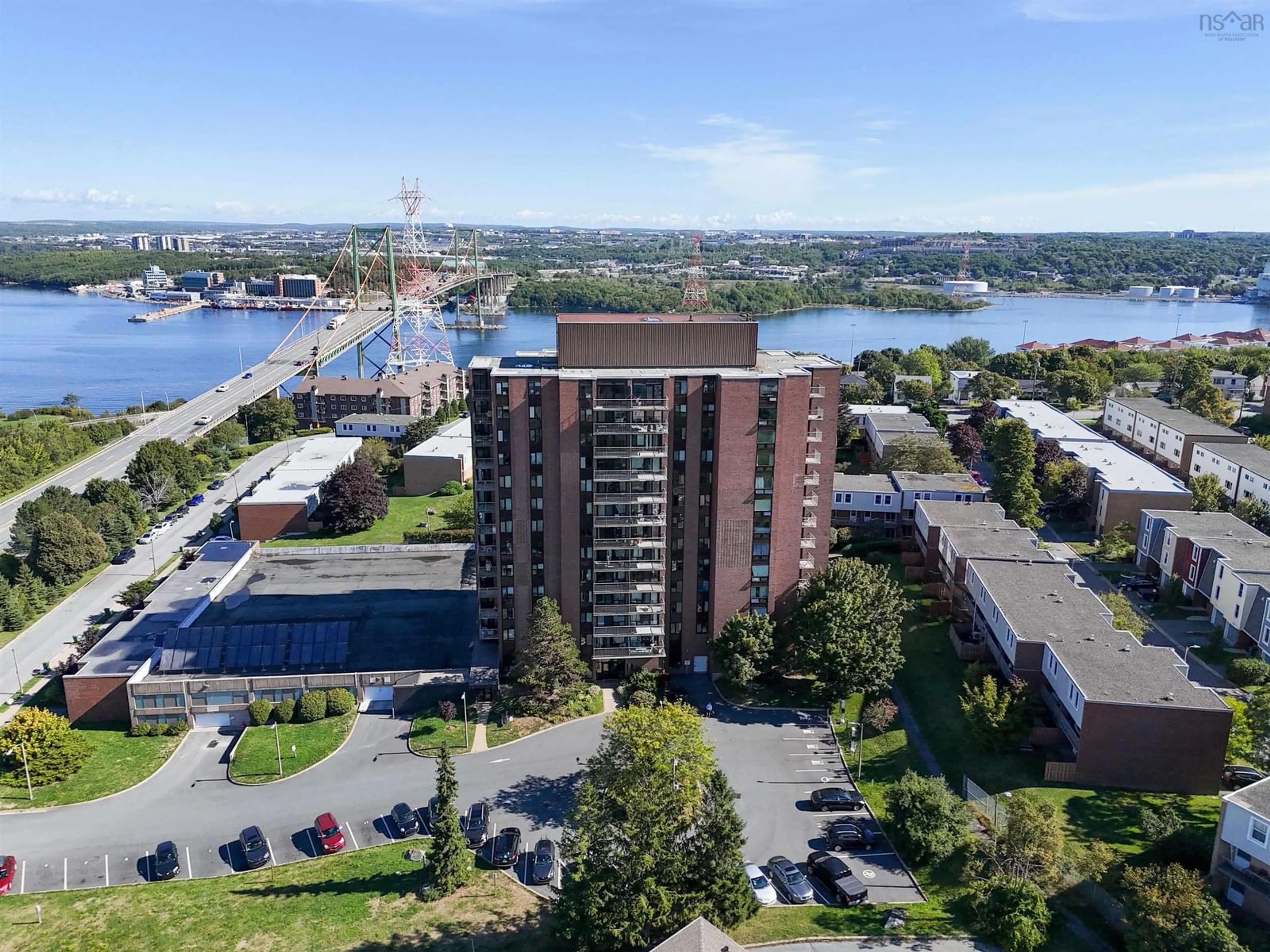 A pic from outside/outdoor area/front of a property/back of a property/a pic from drone, water/lake/river/ocean view for 5572 North Ridge Rd #1202, Halifax Peninsula Nova Scotia B3K 5K2