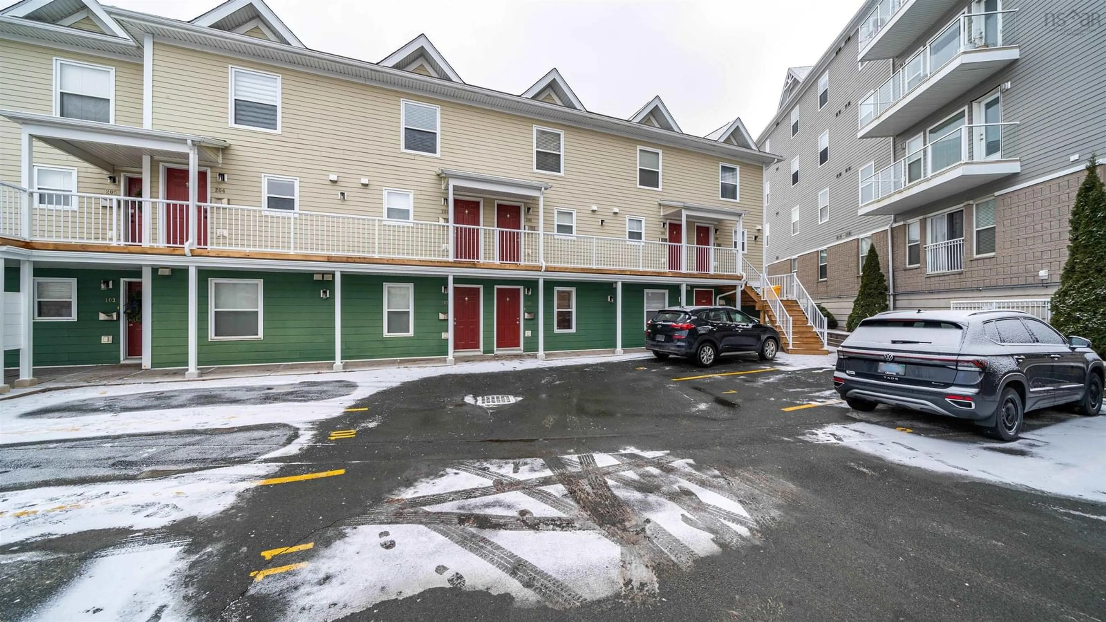 Patio, street for 52 Irishtown Rd #101, Dartmouth Nova Scotia B2Y 2W9