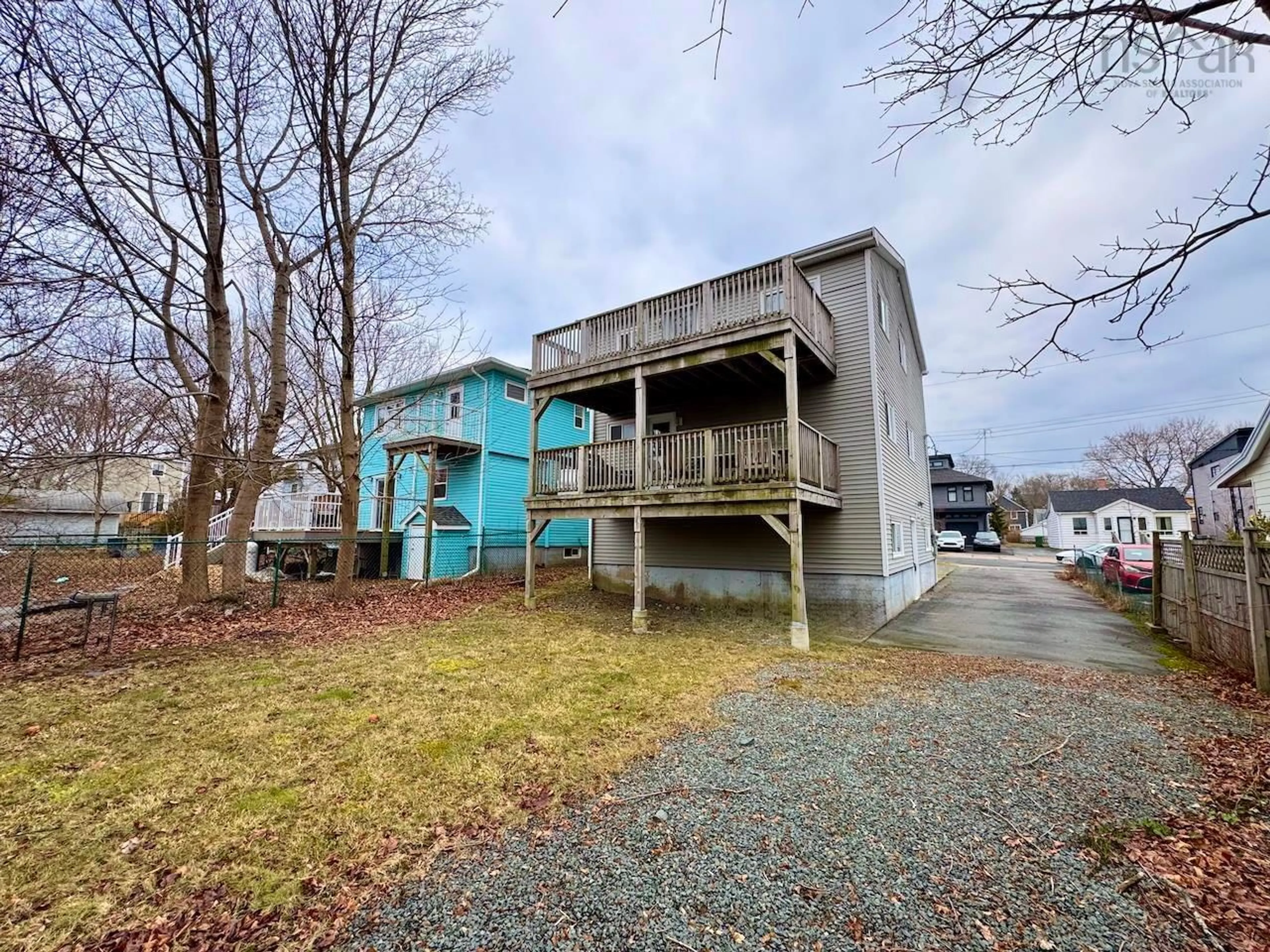 A pic from outside/outdoor area/front of a property/back of a property/a pic from drone, unknown for 6551 & 6553 London St, Halifax Peninsula Nova Scotia B3L 1X7