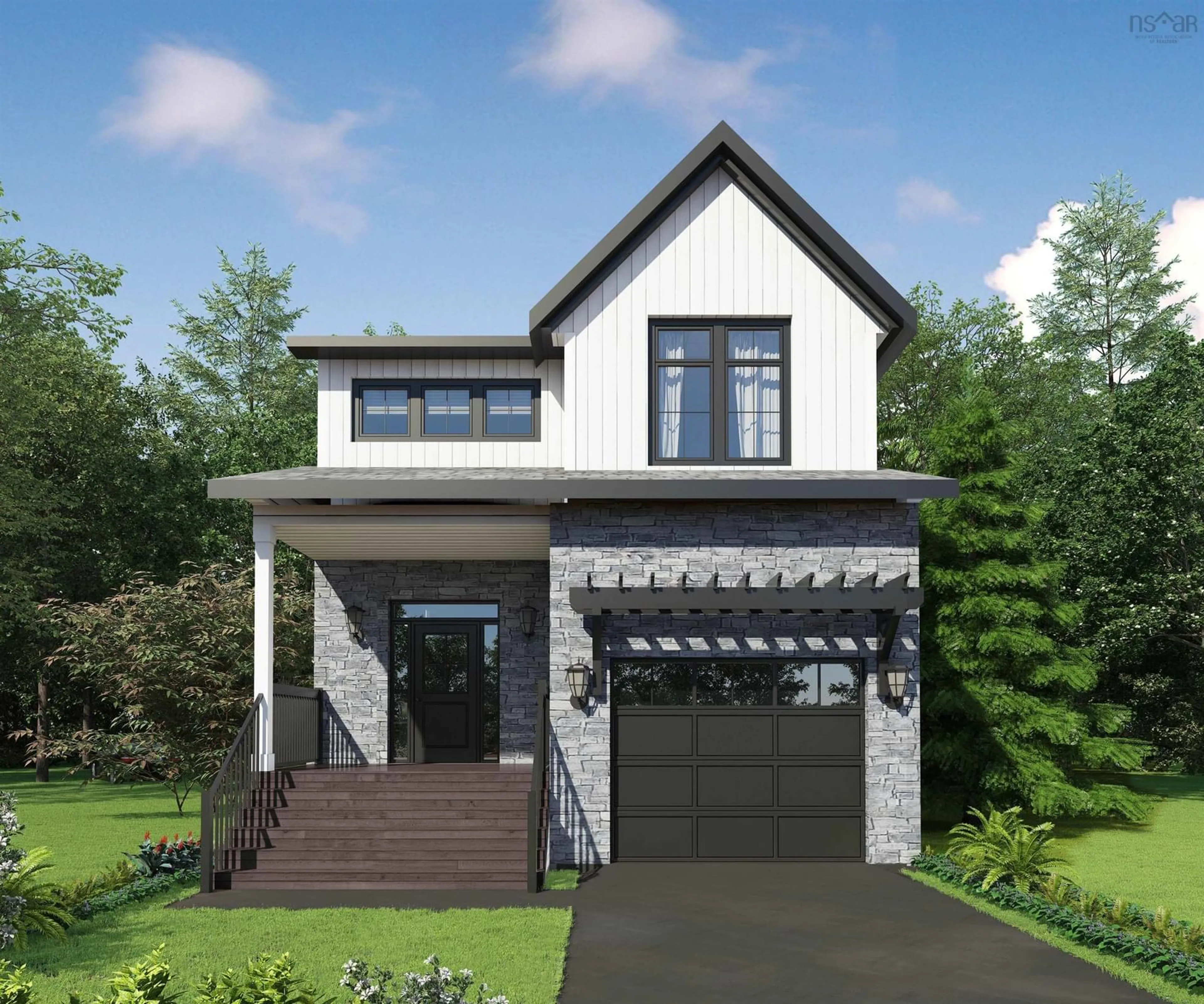 Home with brick exterior material, street for GW-5 32 Gardenia Way, Dartmouth Nova Scotia B2X 0C8