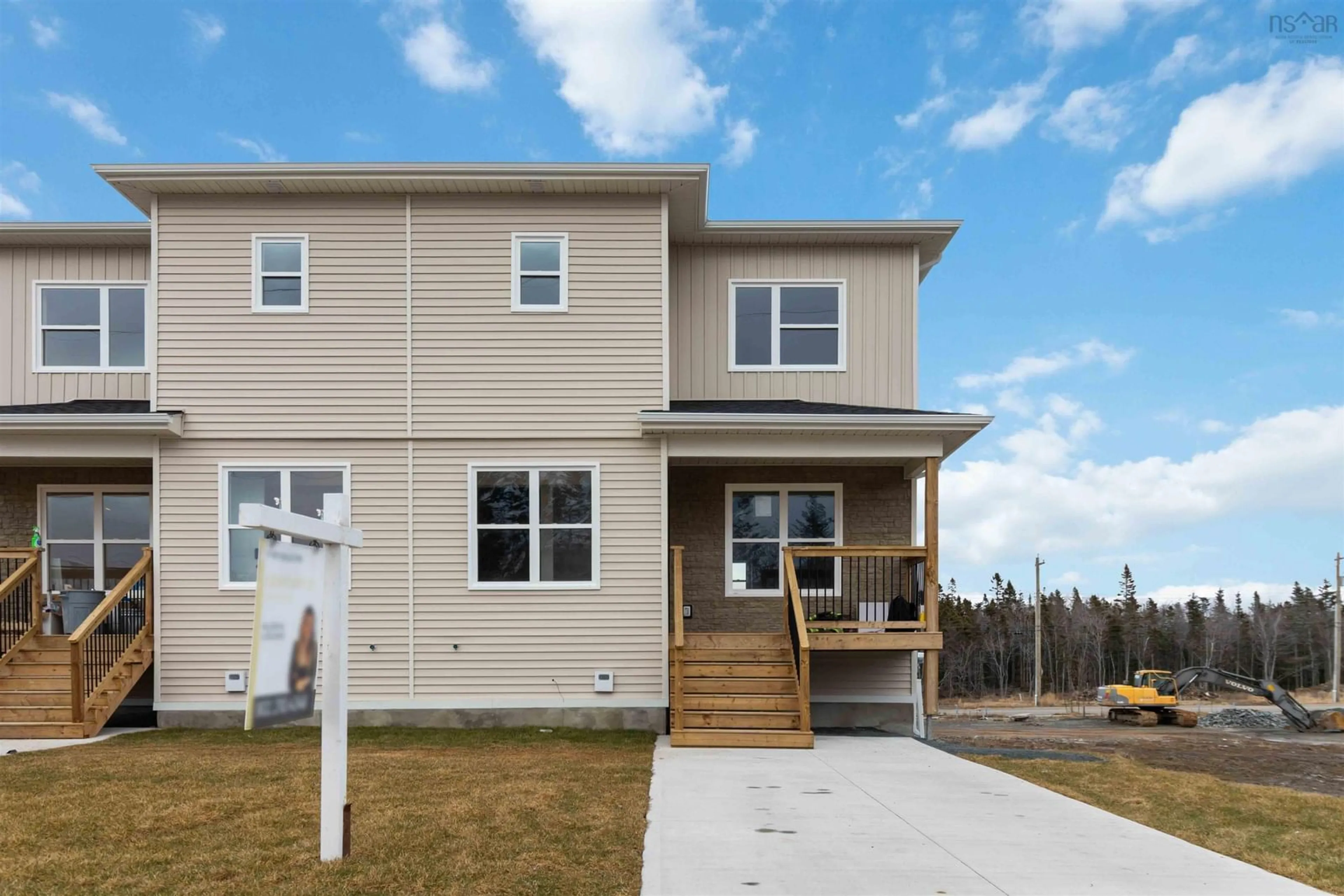 Home with vinyl exterior material, street for 6 Berm St, Spryfield Nova Scotia B3R 0H2