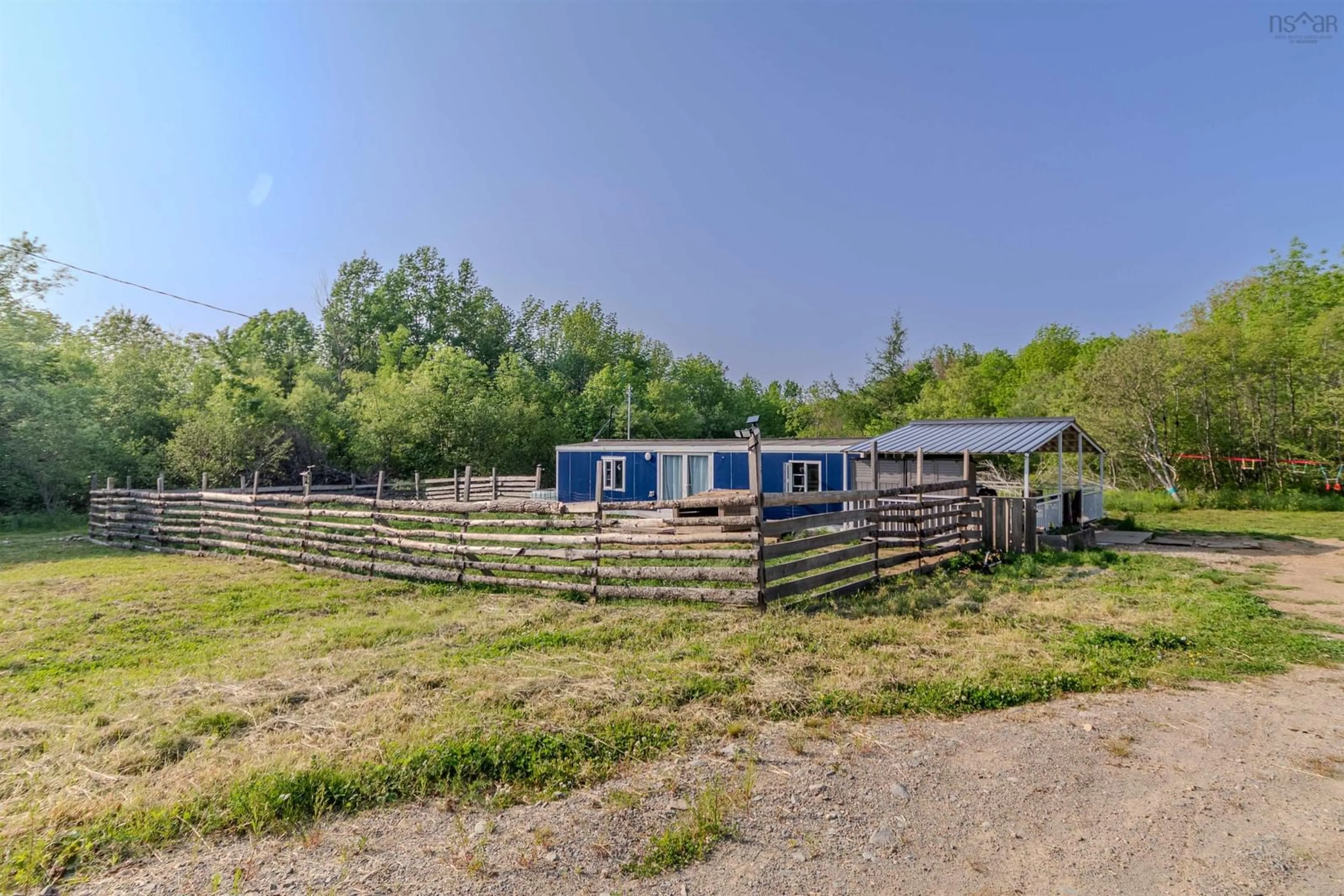 A pic from outside/outdoor area/front of a property/back of a property/a pic from drone, building for 1115 Weymouth Falls Rd, Weymouth Falls Nova Scotia B0W 3T0