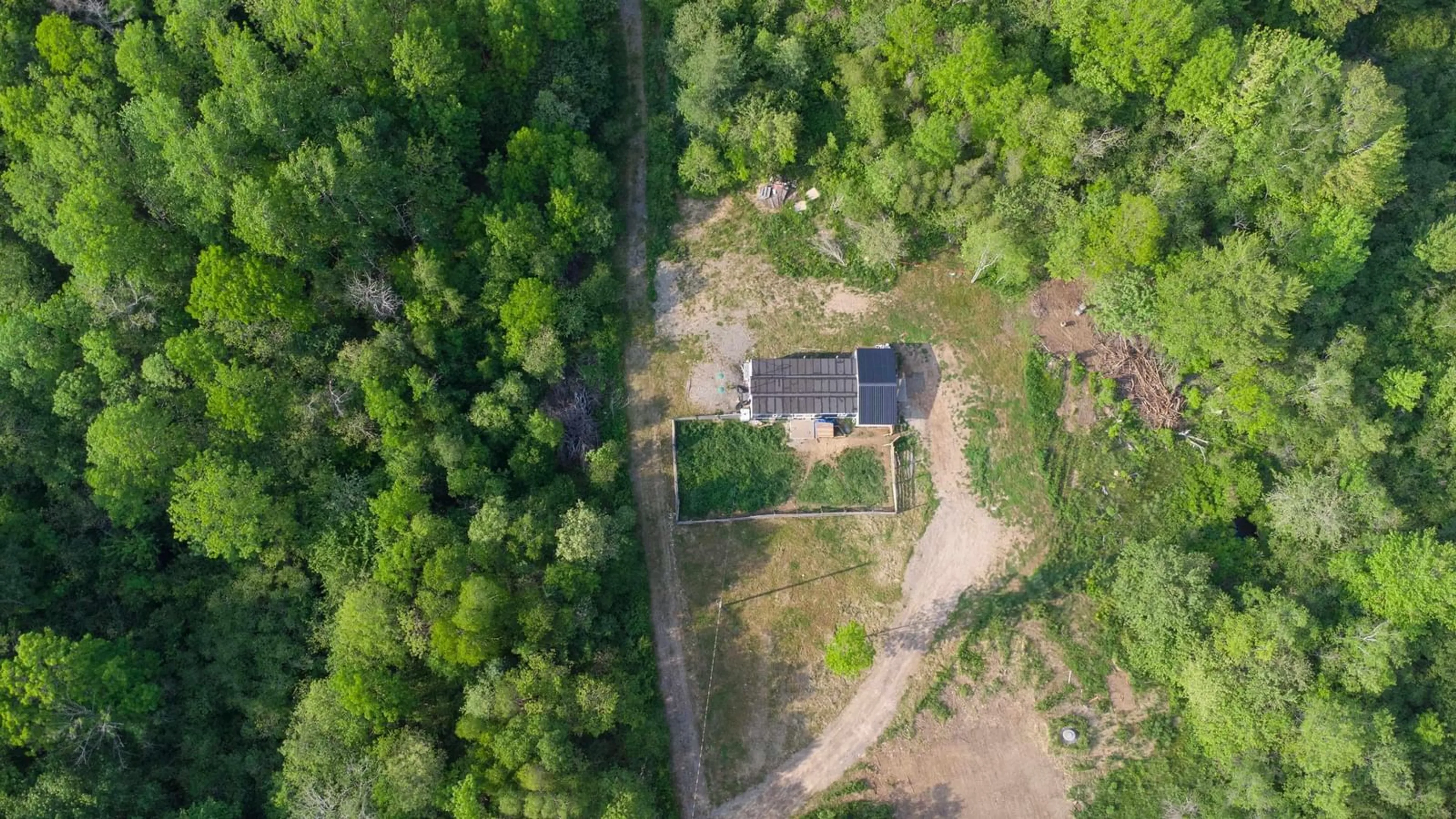 A pic from outside/outdoor area/front of a property/back of a property/a pic from drone, forest/trees view for 1115 Weymouth Falls Rd, Weymouth Falls Nova Scotia B0W 3T0