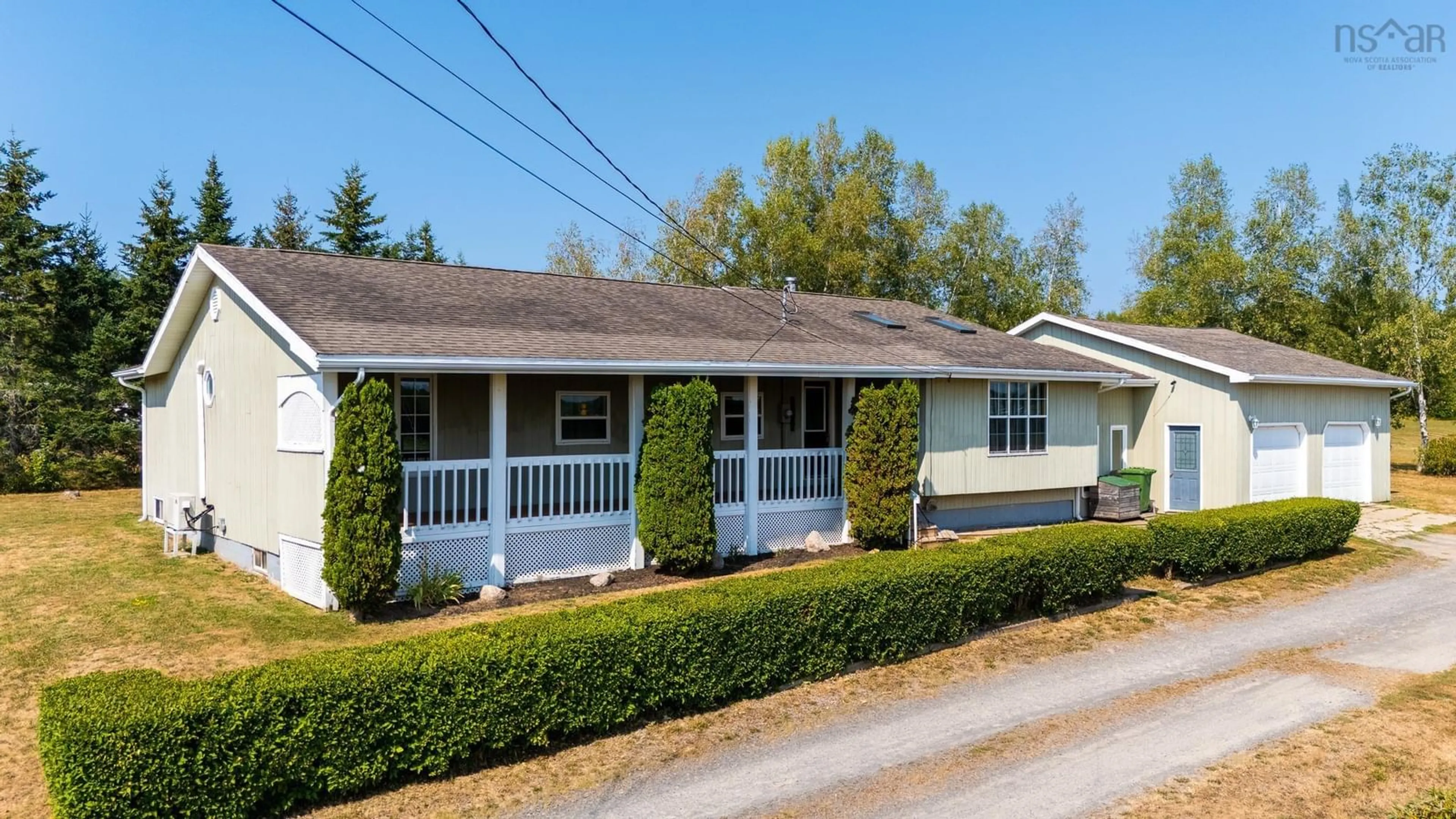 Home with vinyl exterior material, street for 1477 Lakewood Rd, Steam Mill Nova Scotia B4N 3V7
