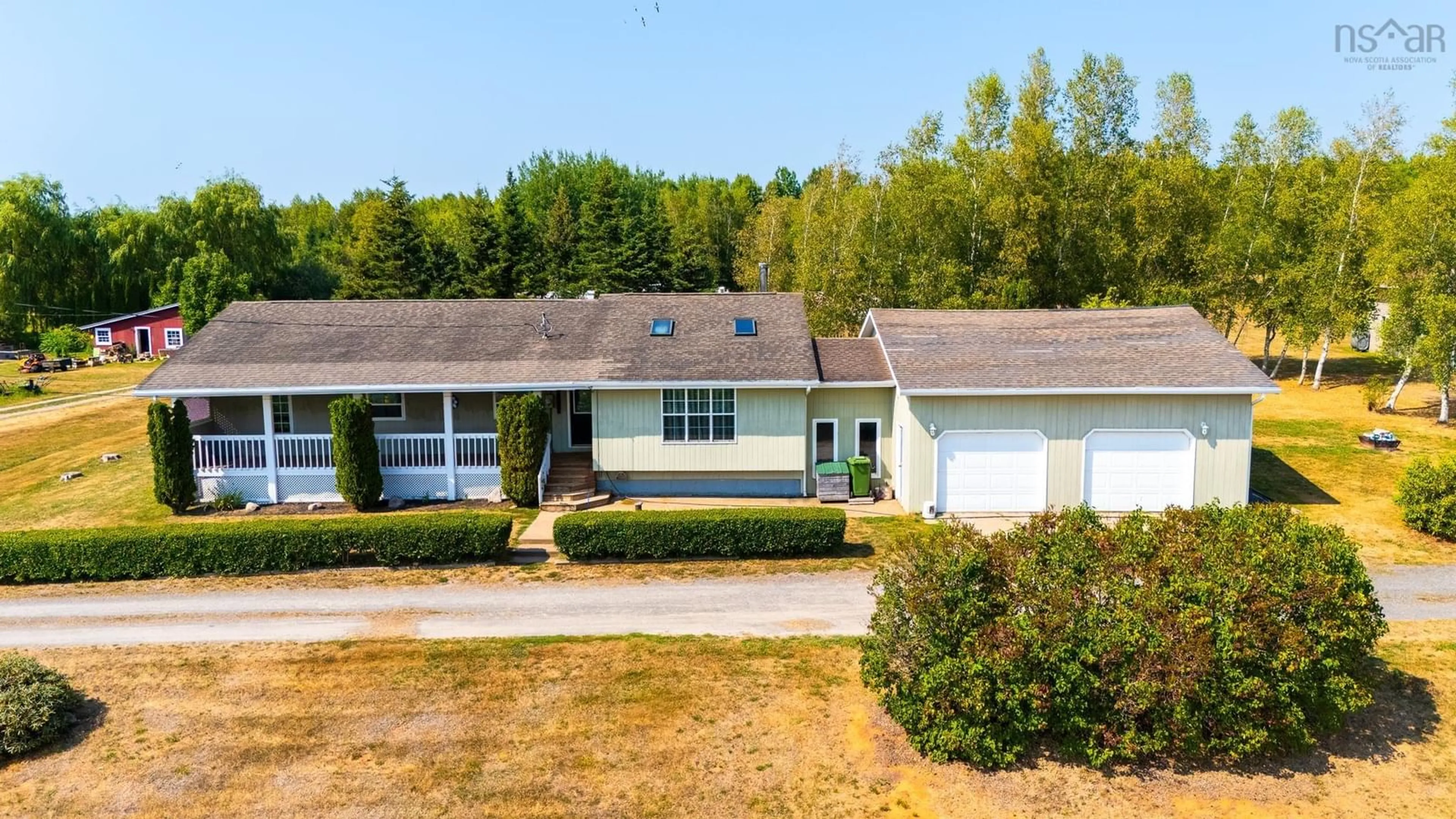 A pic from outside/outdoor area/front of a property/back of a property/a pic from drone, unknown for 1477 Lakewood Rd, Steam Mill Nova Scotia B4N 3V7