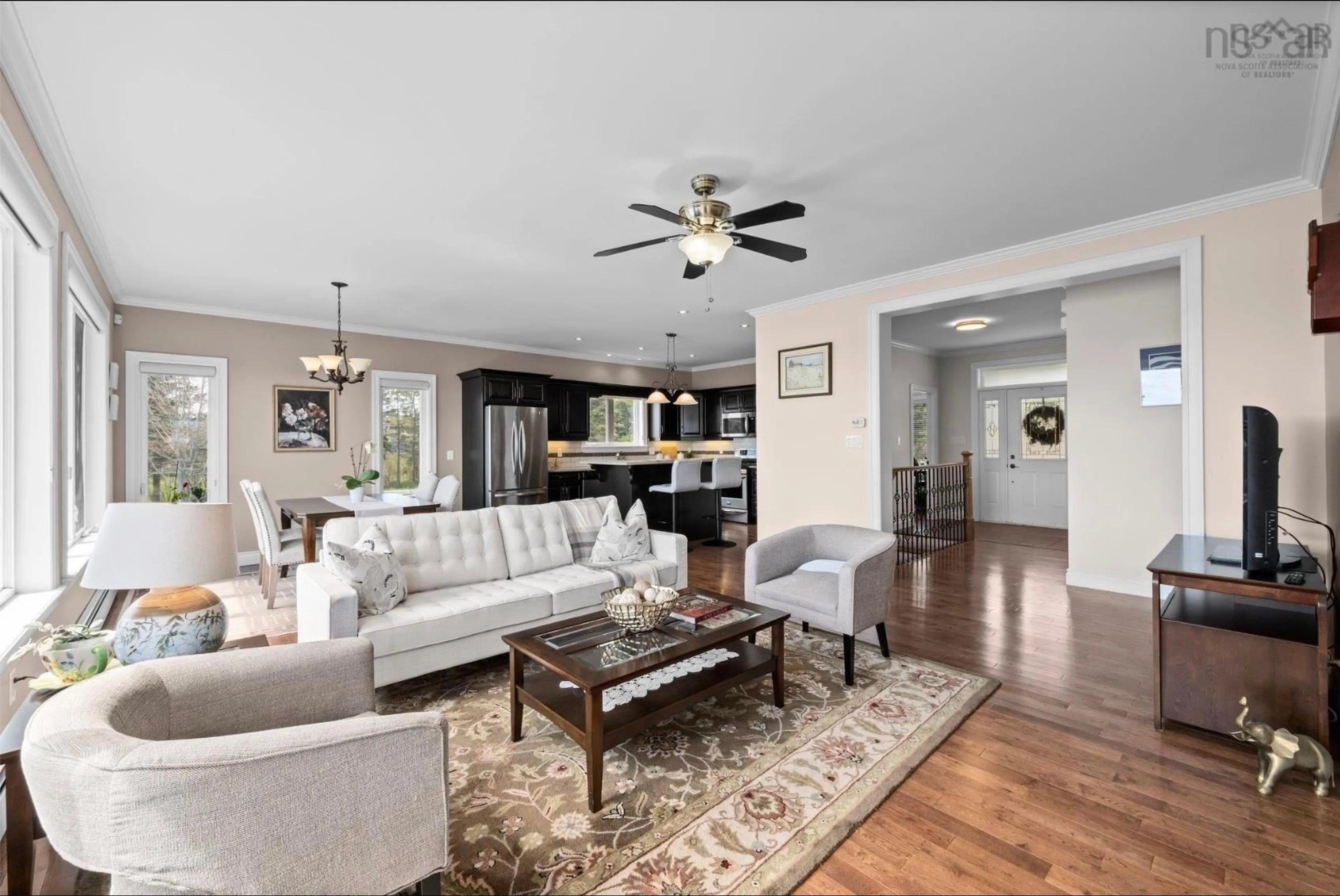 Living room with furniture, unknown for 1480 Cow Bay Rd, Cow Bay Nova Scotia B3G 1L3