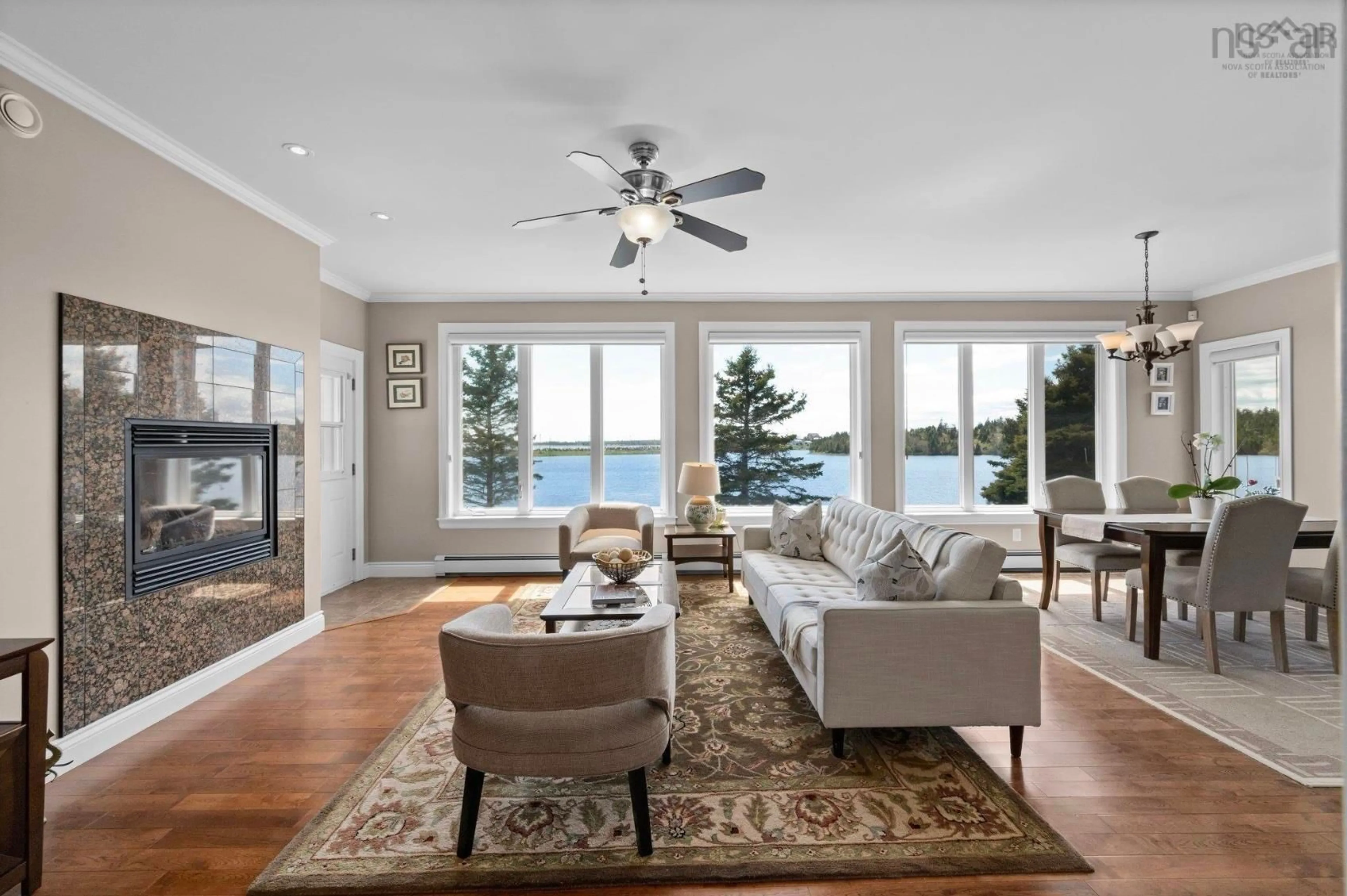 Living room with furniture, unknown for 1480 Cow Bay Rd, Cow Bay Nova Scotia B3G 1L3