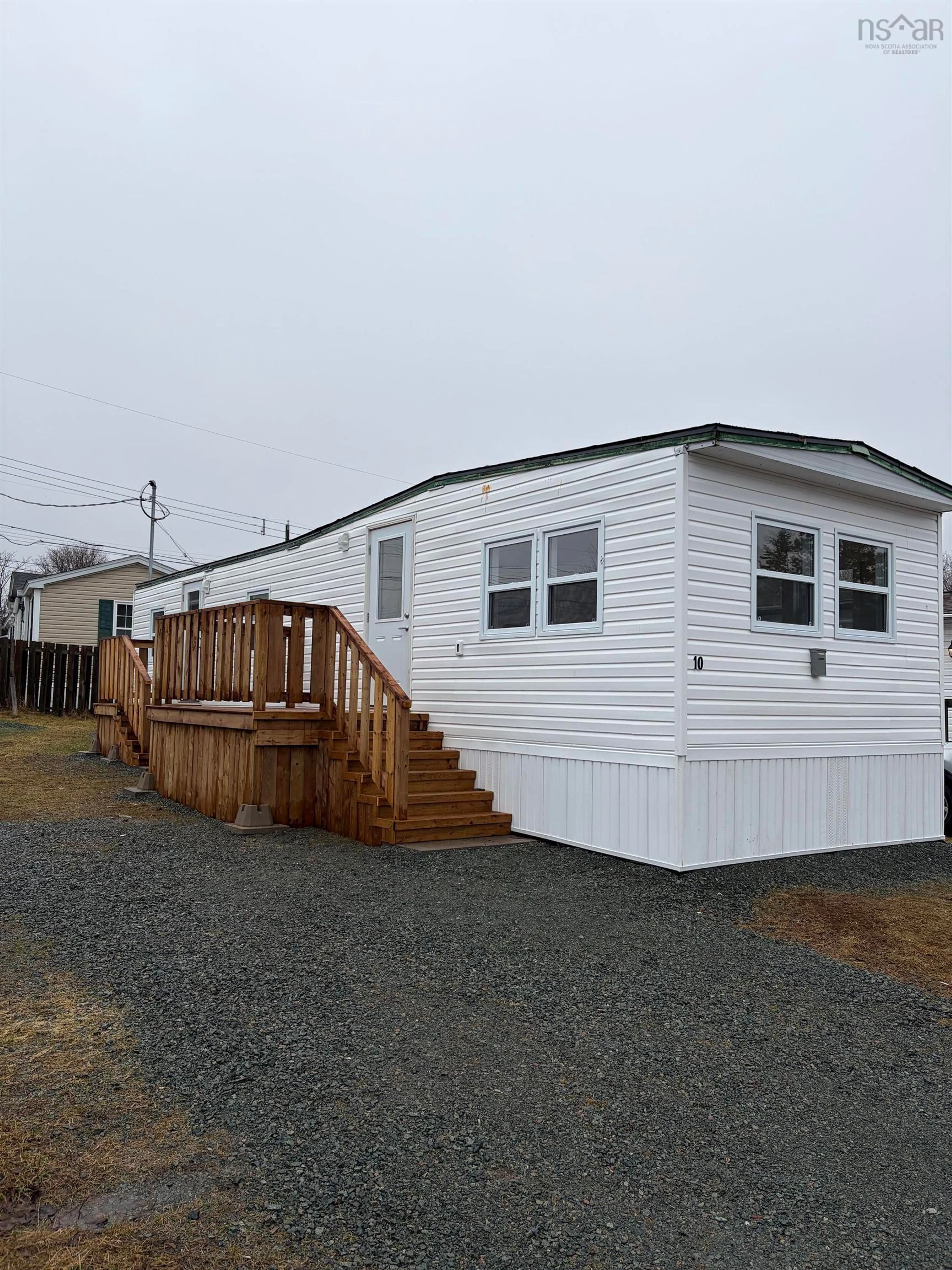 Home with vinyl exterior material, street for 10 Christina Lane, Salmon River Nova Scotia B2N 7G4
