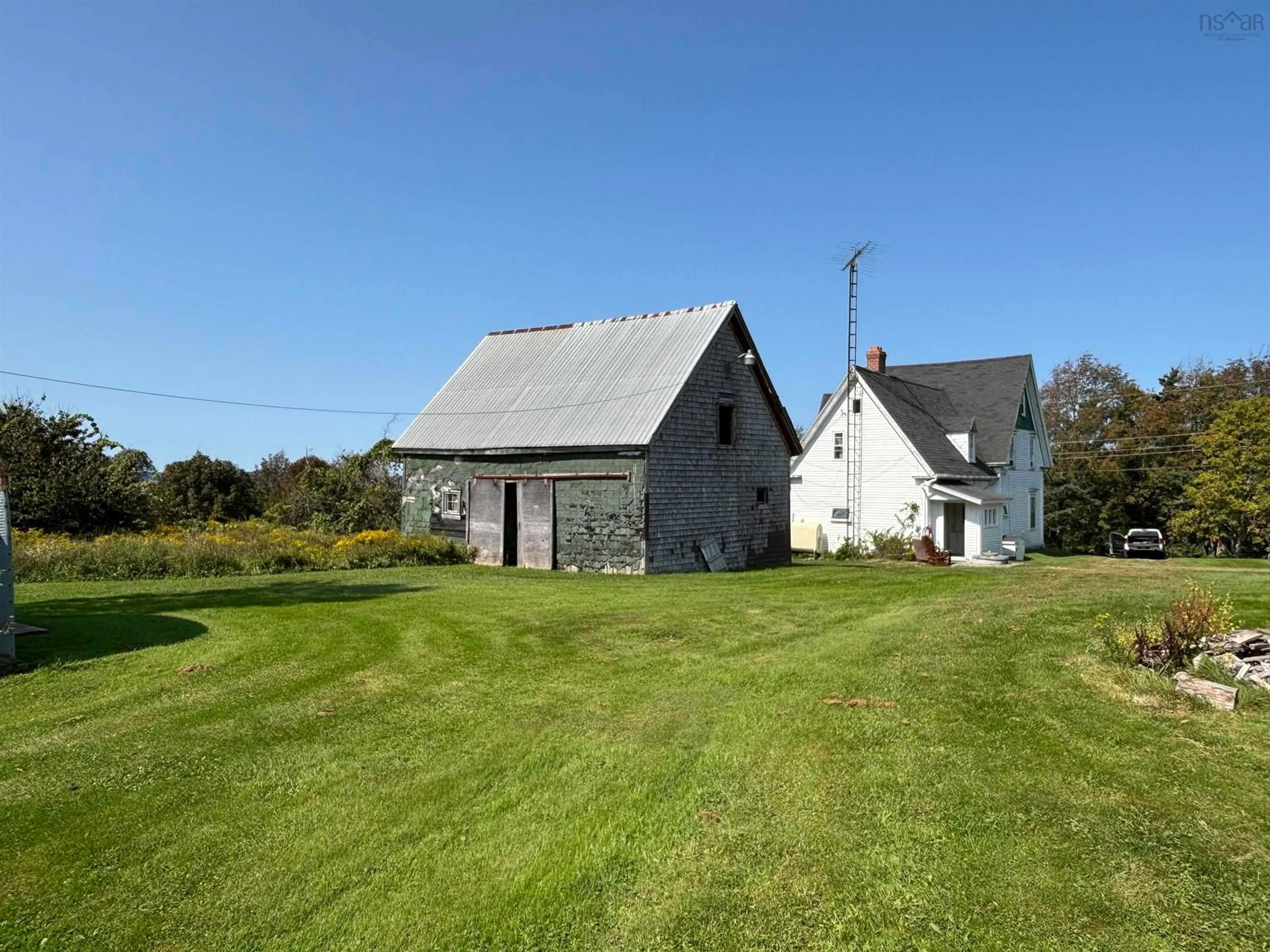 A pic from outside/outdoor area/front of a property/back of a property/a pic from drone, building for 36 Lent Rd, Weymouth North Nova Scotia B0W 3T0