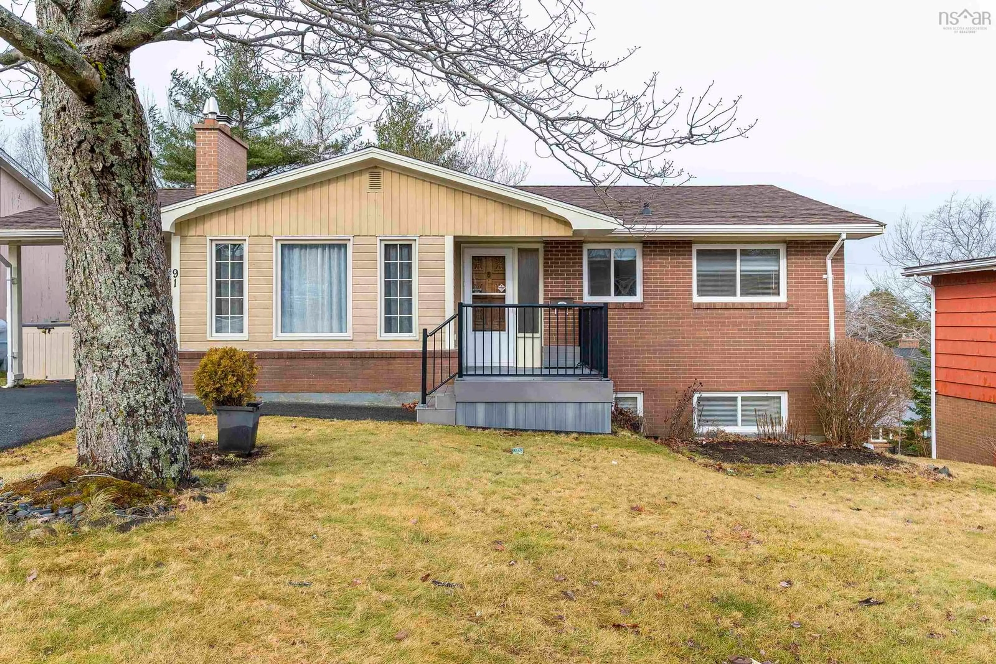 Home with brick exterior material, street for 91 Hazelholme Dr, Halifax Nova Scotia B3M 1N7