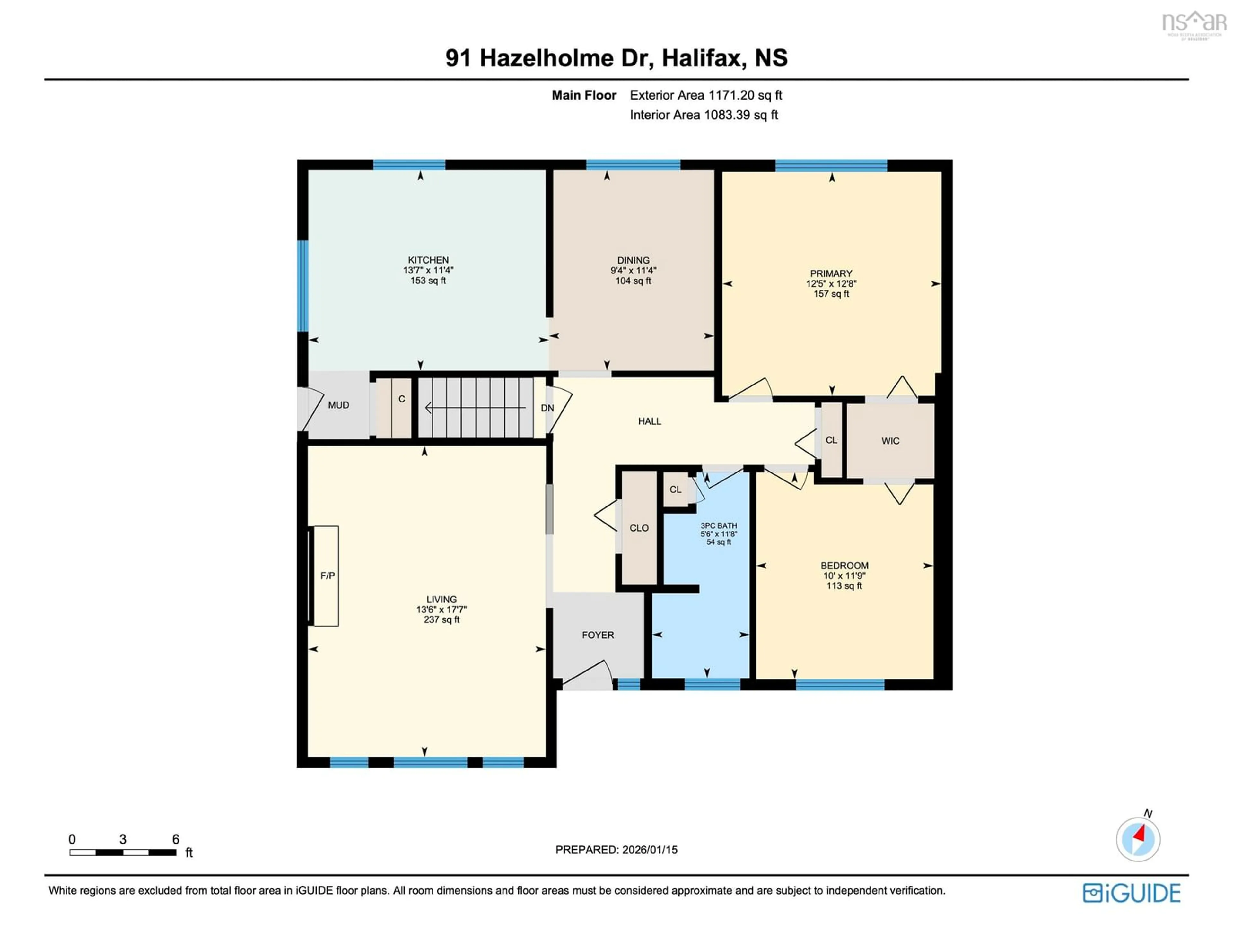 Floor plan for 91 Hazelholme Dr, Halifax Nova Scotia B3M 1N7