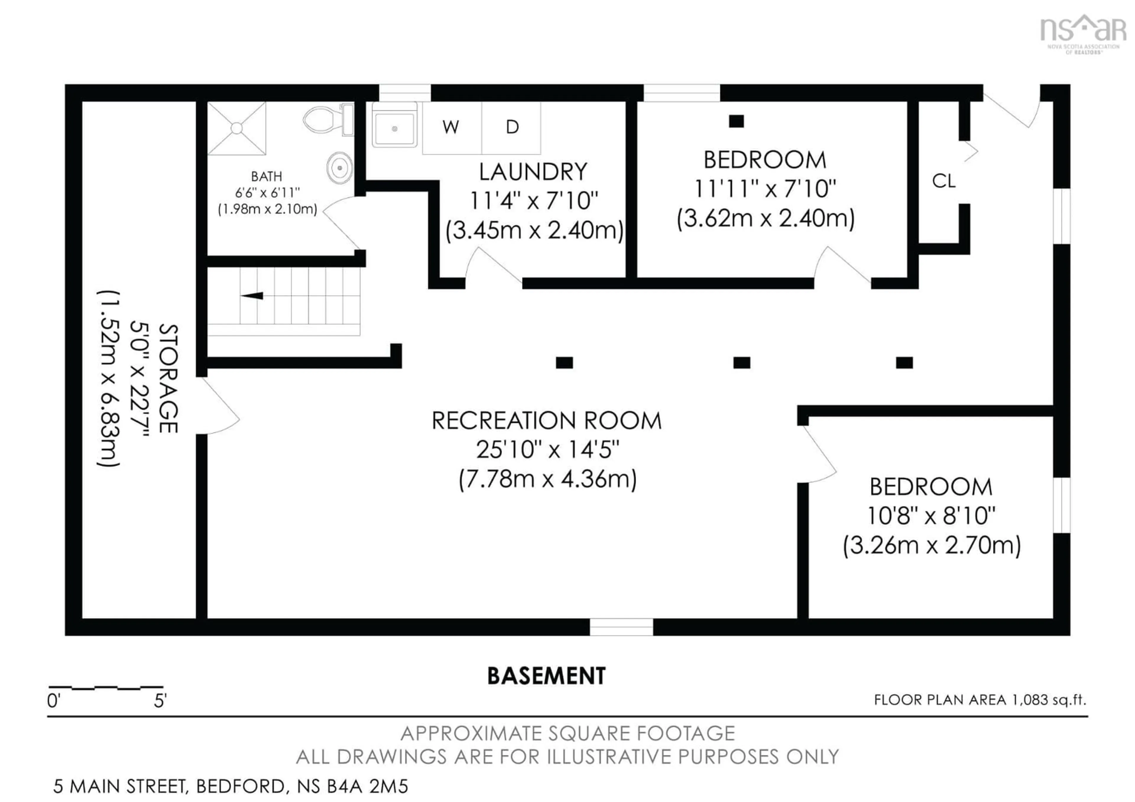 Floor plan for 5 Main St, Bedford Nova Scotia B4A 2M5