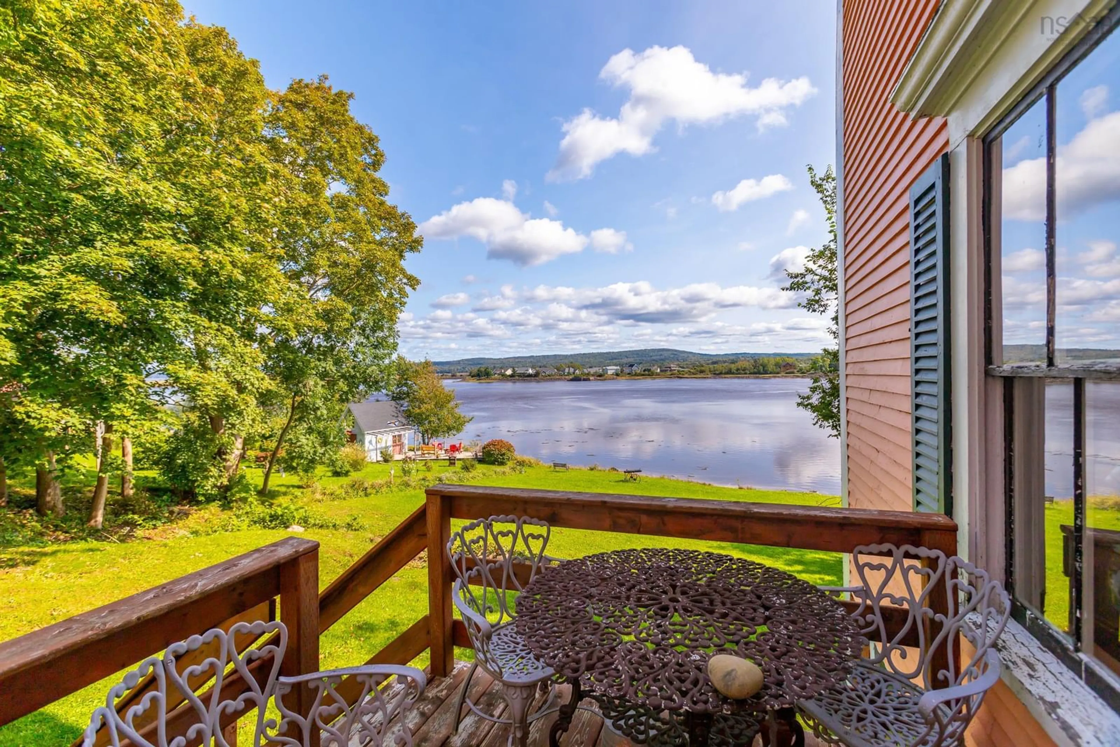 Patio, water/lake/river/ocean view for 5404 Granville Rd, Granville Ferry Nova Scotia B0S 1A0