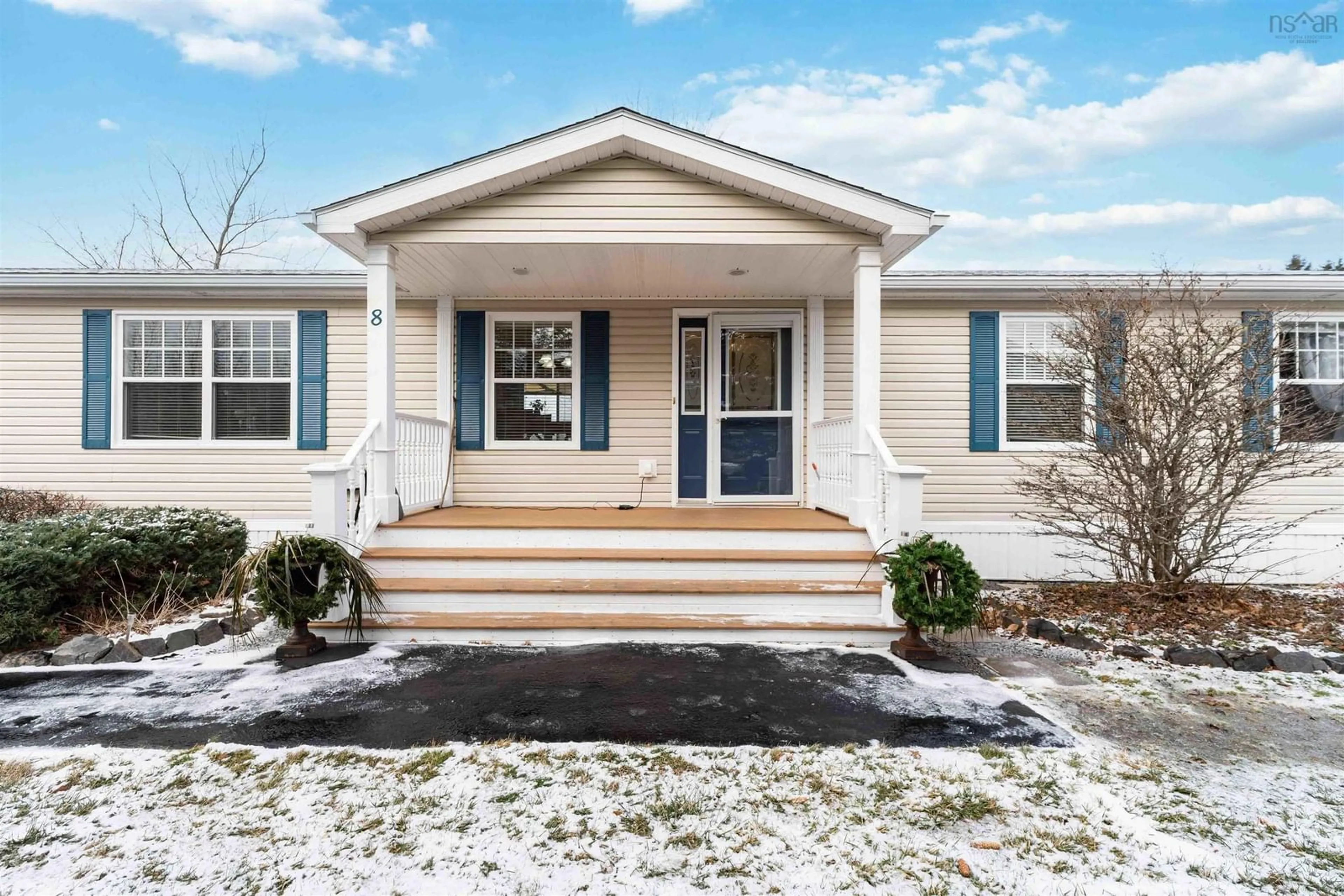 Home with vinyl exterior material, street for 8 Irven Dr, Garlands Crossing Nova Scotia B0N 2T0