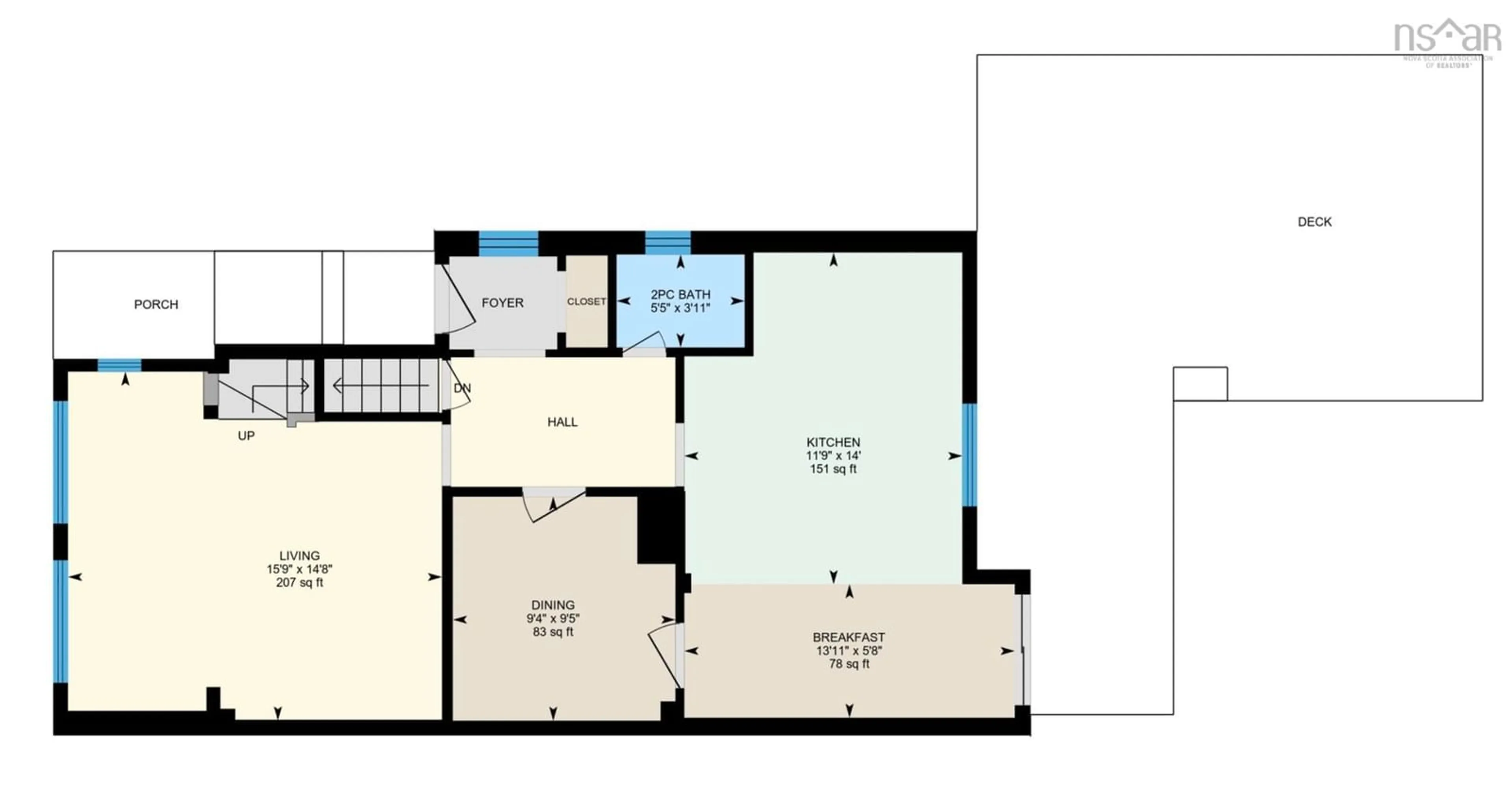 Floor plan for 6490 London St, Halifax Nova Scotia B3L 1X4