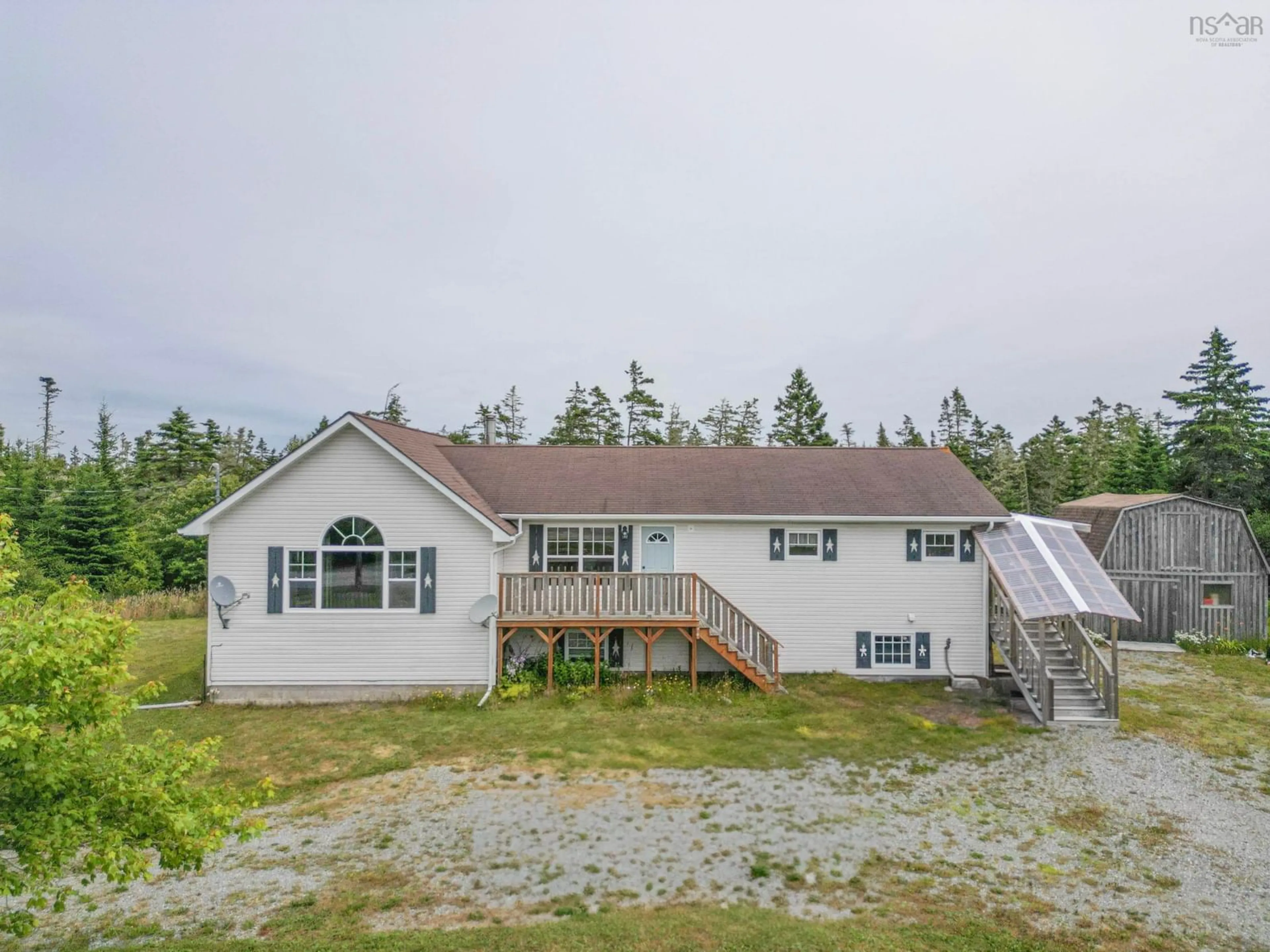 A pic from outside/outdoor area/front of a property/back of a property/a pic from drone, unknown for 113 Bear Point Rd, Bear Point Nova Scotia B0W 3B0