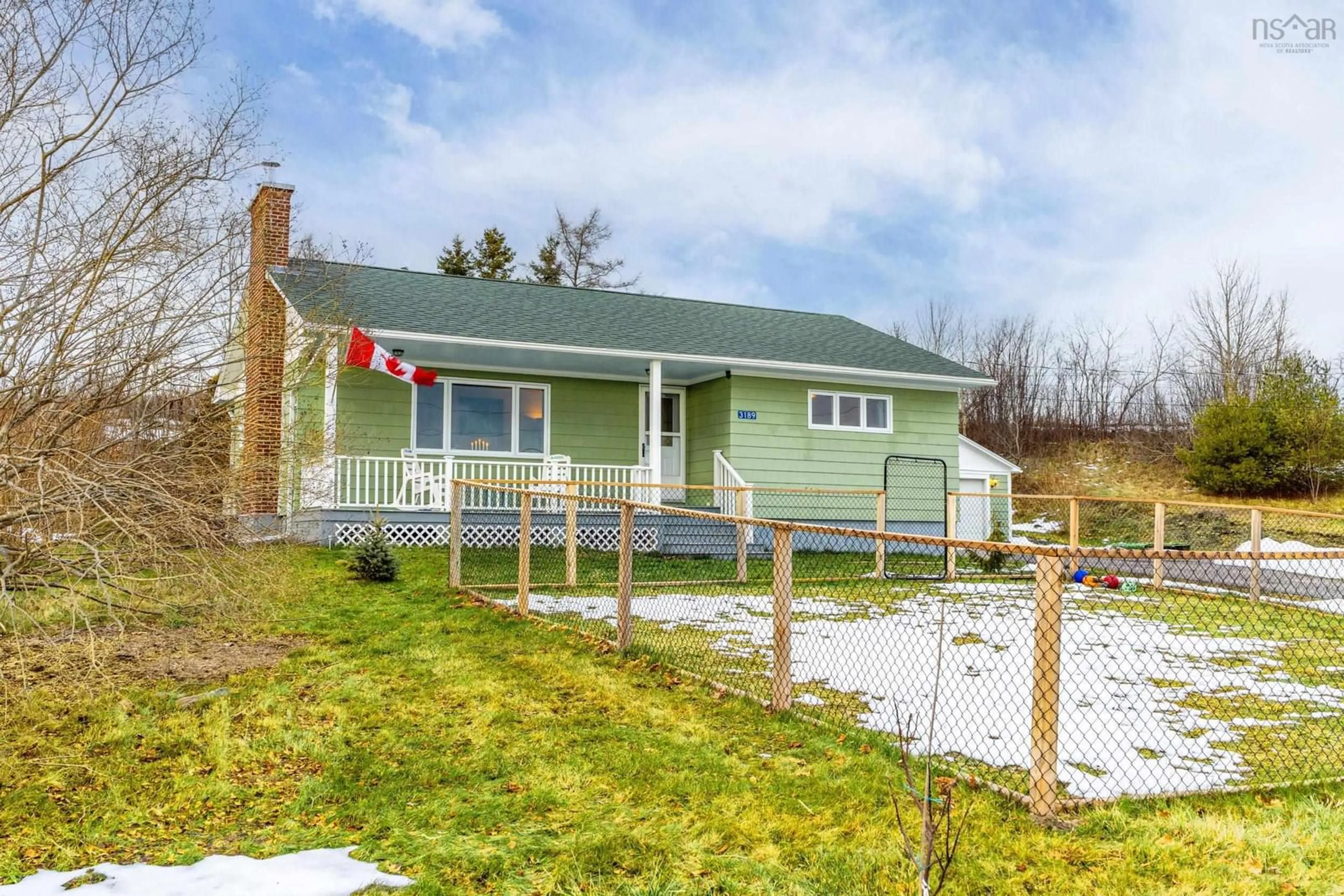 A pic from outside/outdoor area/front of a property/back of a property/a pic from drone, unknown for 3189 Clementsvale Rd, Clementsvale Nova Scotia B0S 1G0