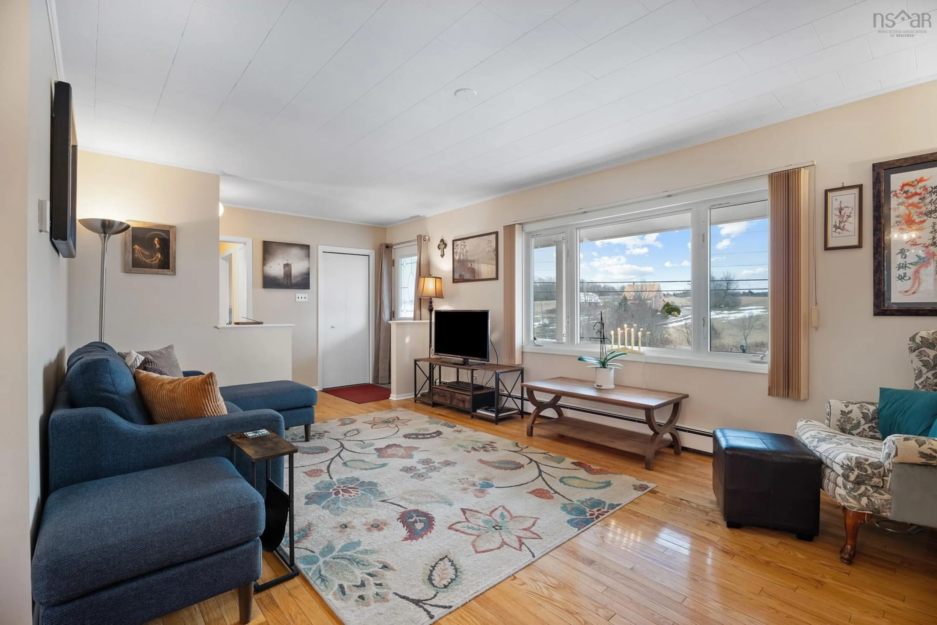 Living room with furniture, unknown for 3189 Clementsvale Rd, Clementsvale Nova Scotia B0S 1G0