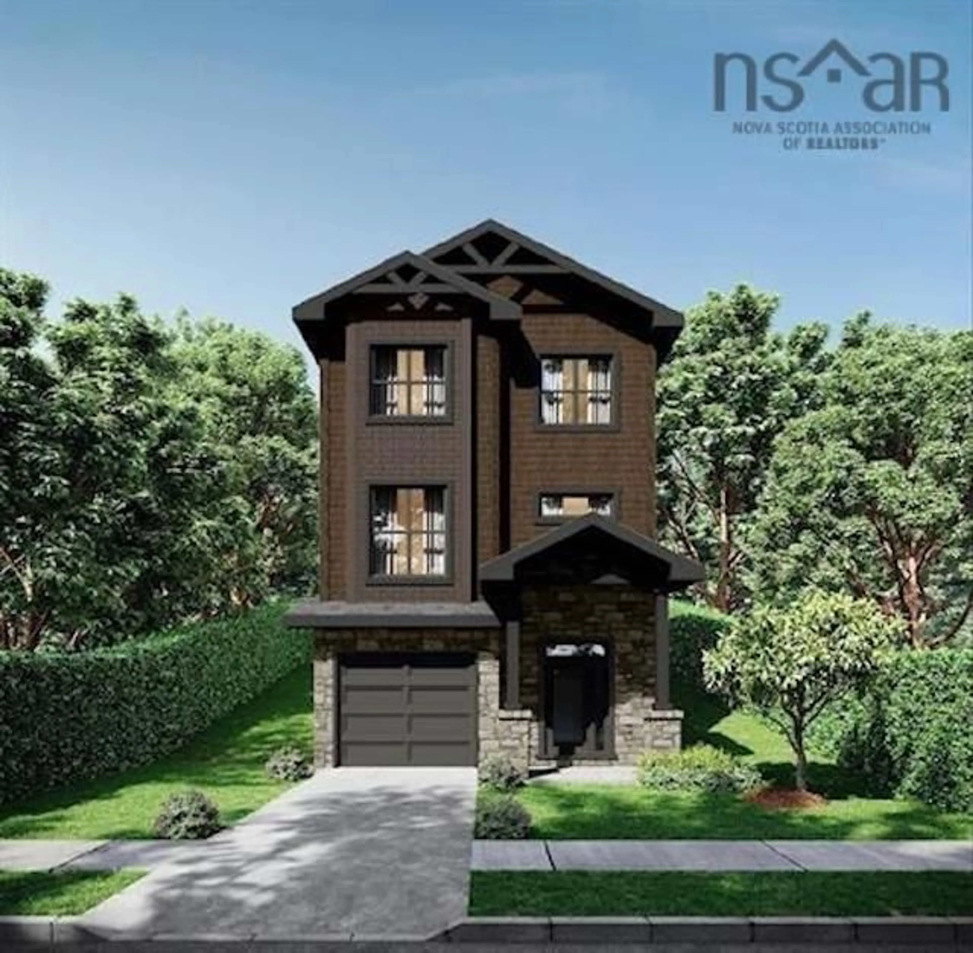 Home with brick exterior material, street for 60 Provence Way, Timberlea Nova Scotia B3T 0N8