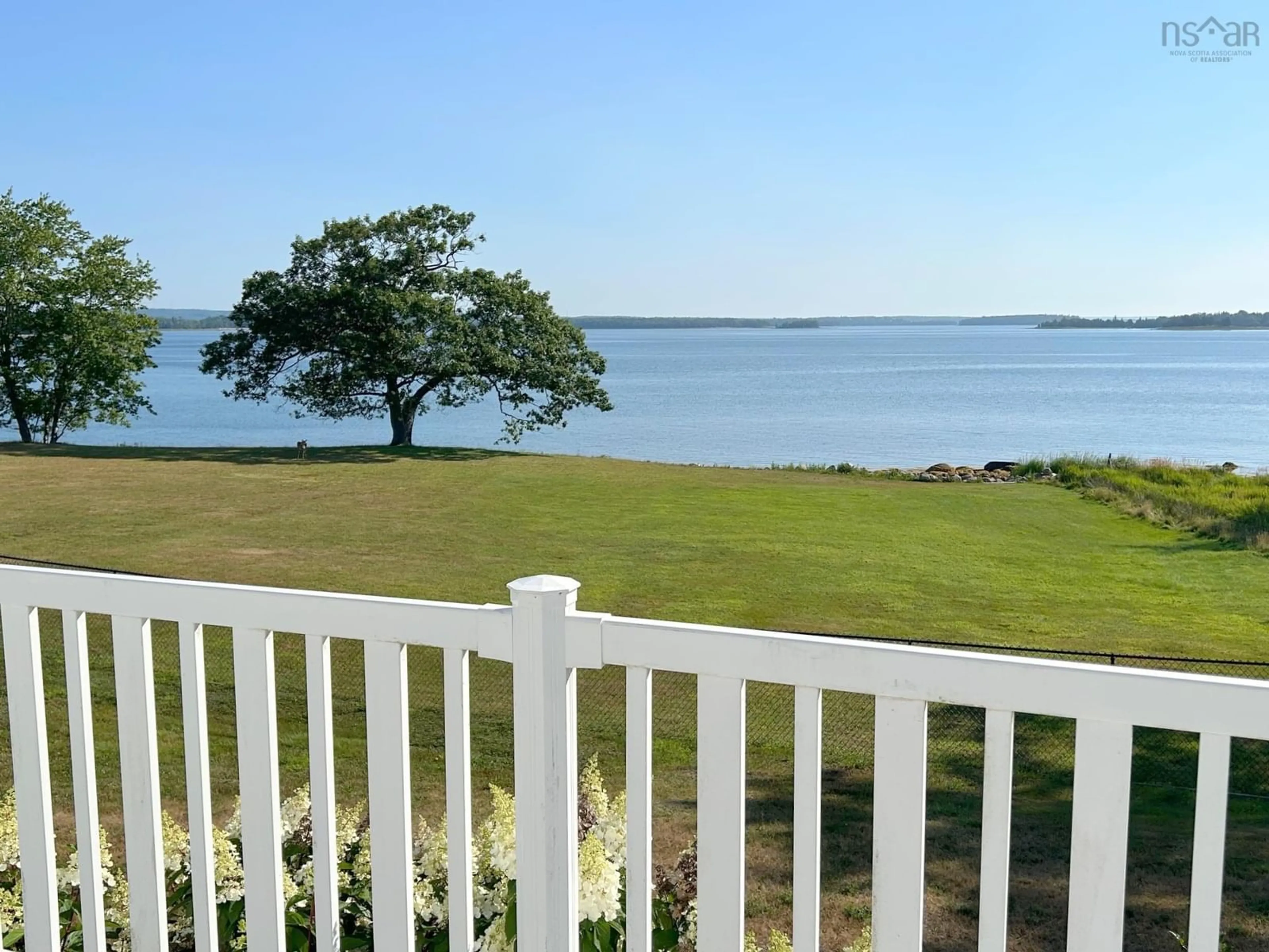 Patio, water/lake/river/ocean view for 35 Sea Oaks Lane, Martins Point Nova Scotia B0J 1E0