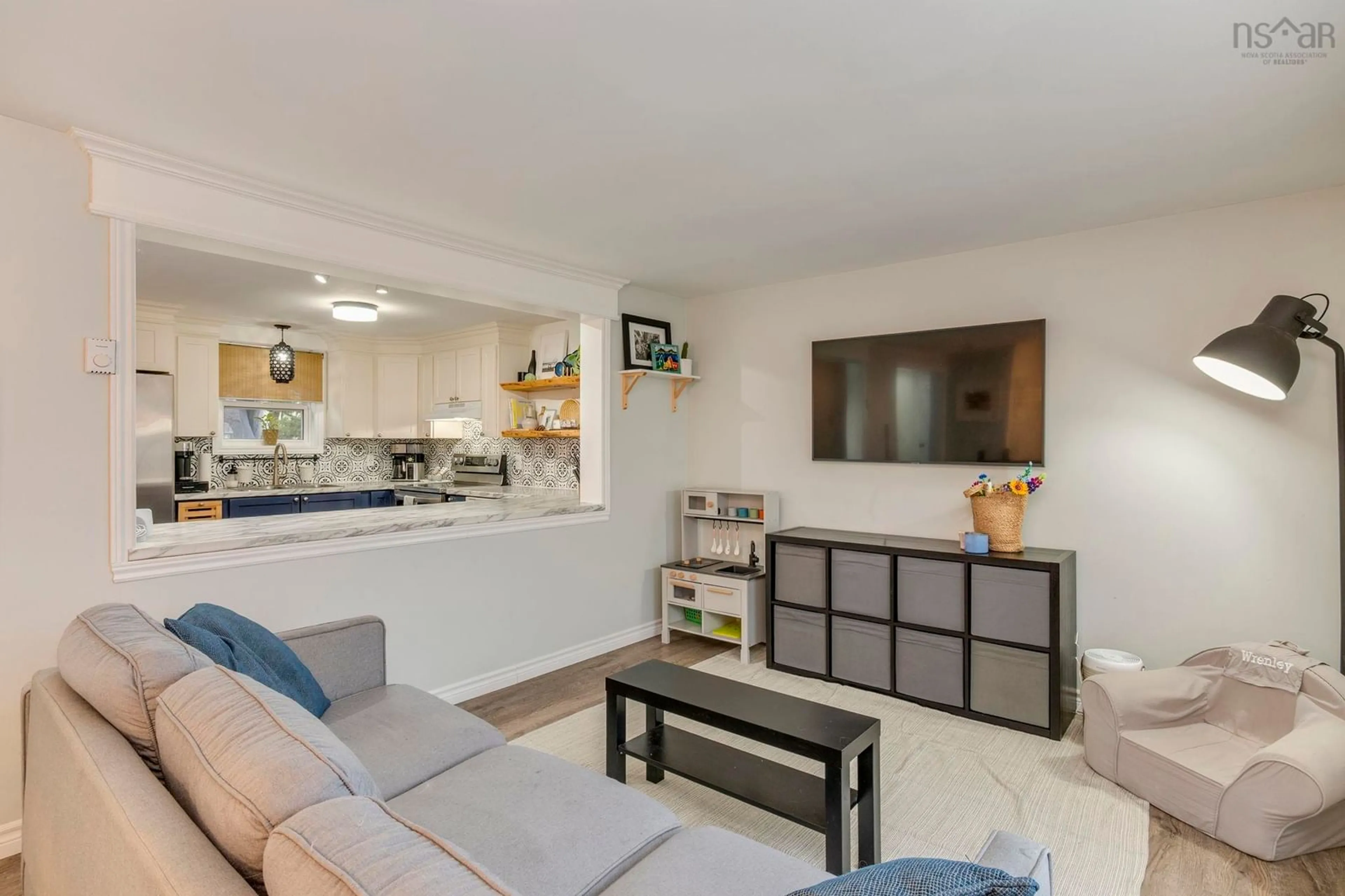 Living room with furniture, unknown for 40 Taranaki Dr, Westphal Nova Scotia B2W 4X7