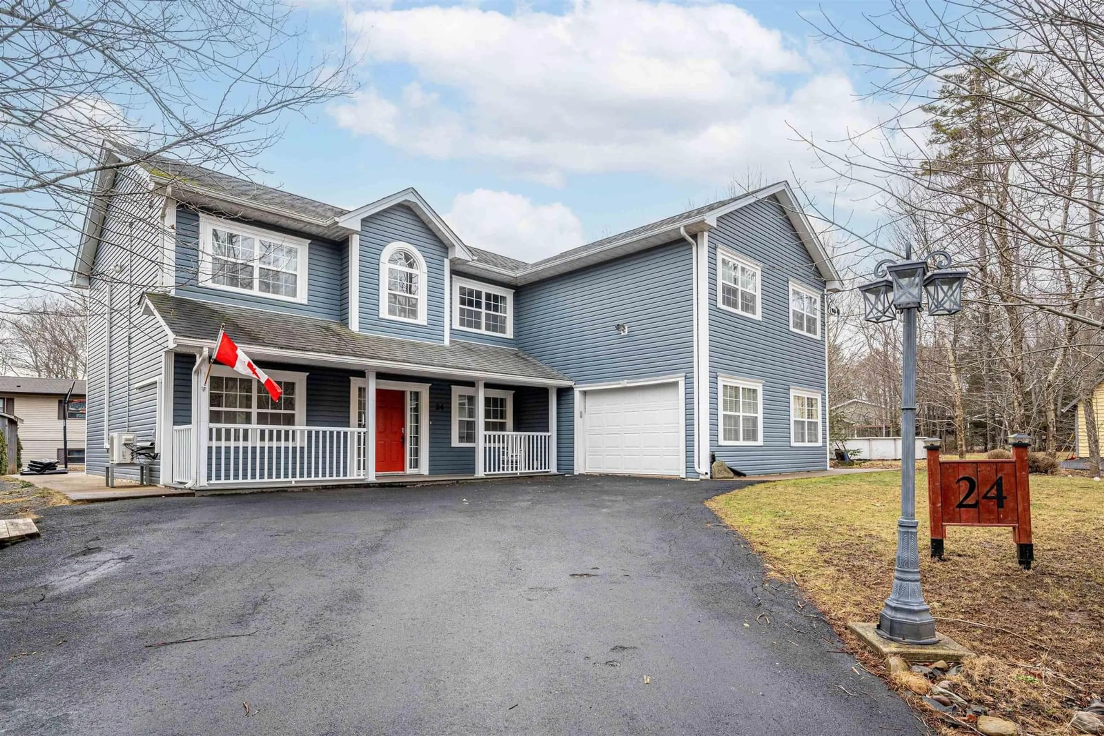 Home with vinyl exterior material, street for 24 Gilbert St, Beaver Bank Nova Scotia B4G 1A5