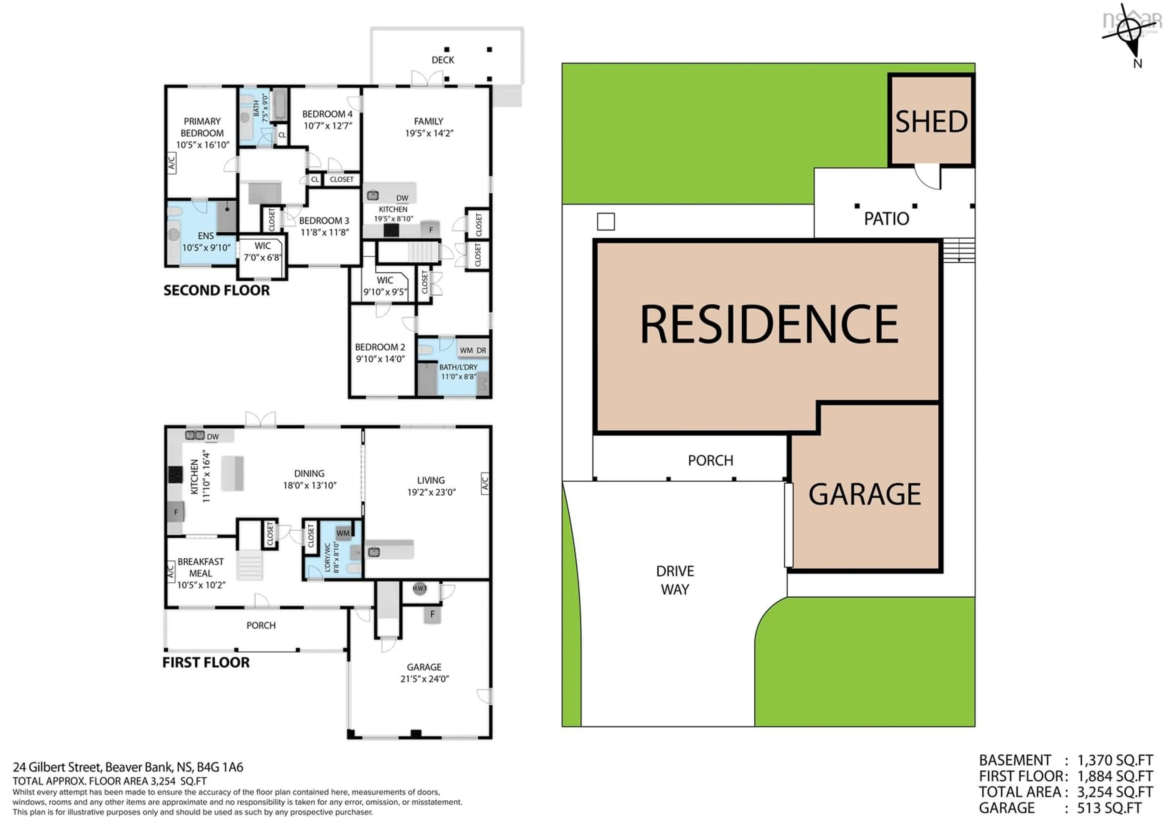 Floor plan for 24 Gilbert St, Beaver Bank Nova Scotia B4G 1A5