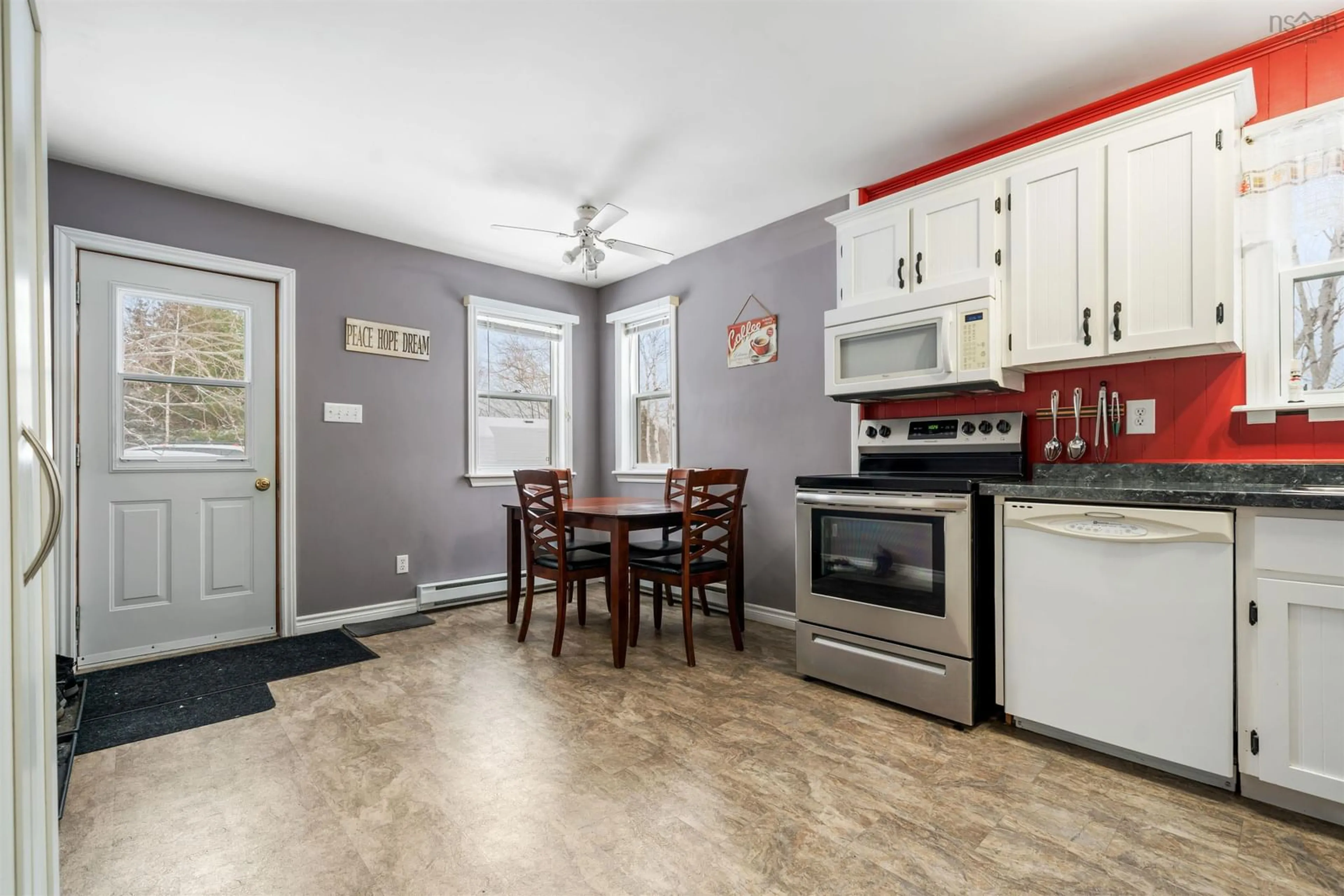Open concept kitchen, unknown for 1476 Lakevale Rd, Lakevale Nova Scotia B2G 2L2