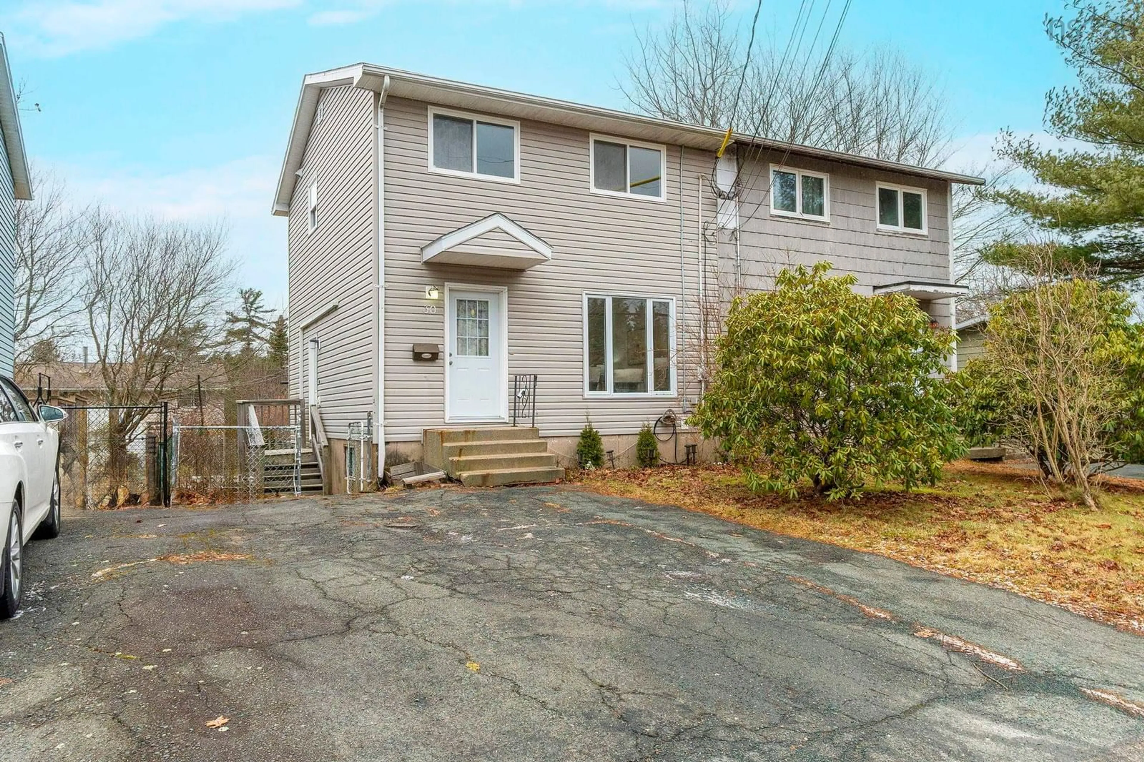 Home with vinyl exterior material, street for 30 Cole Dr, Cole Harbour Nova Scotia B2V 1T7