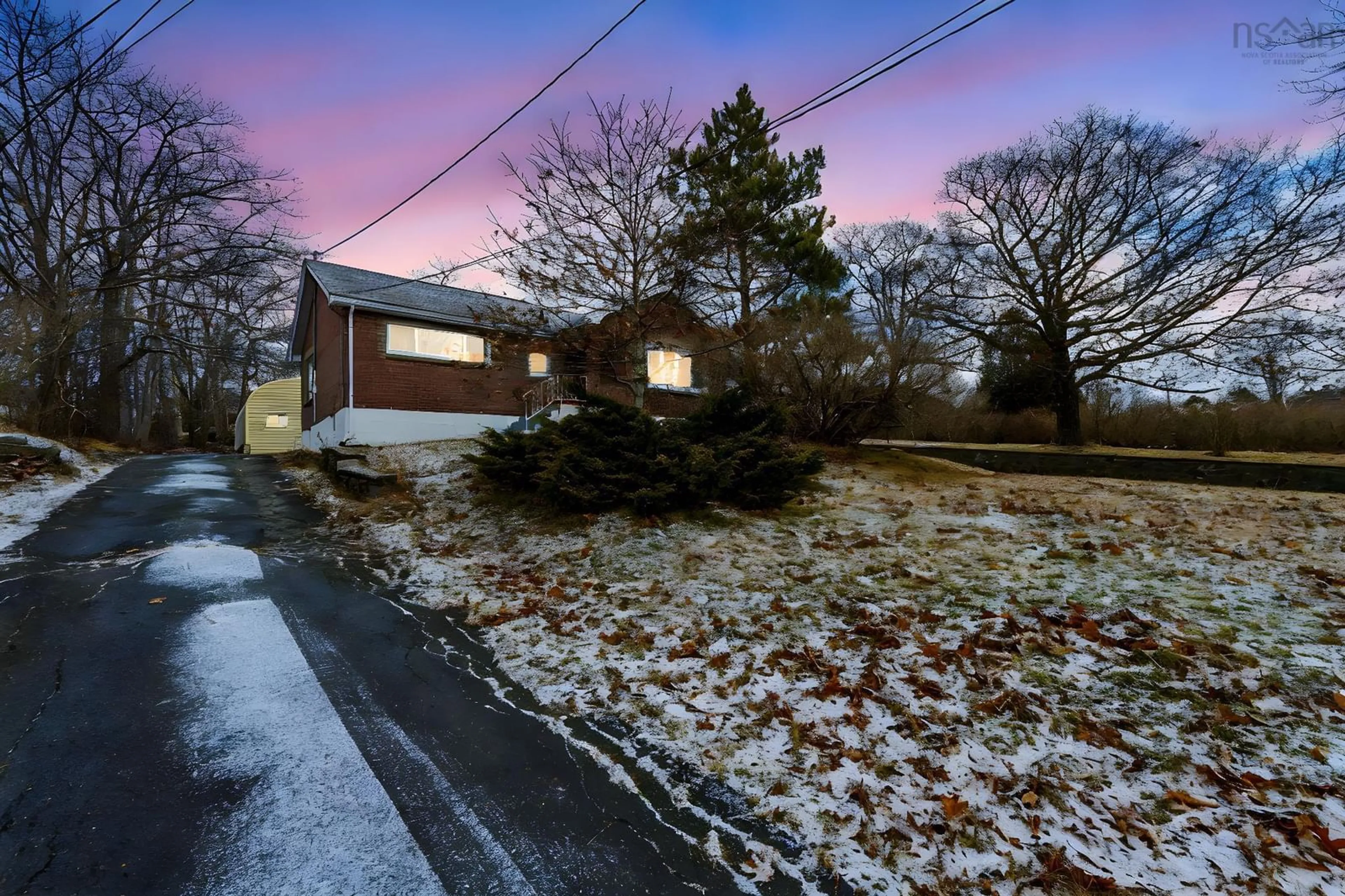 A pic from outside/outdoor area/front of a property/back of a property/a pic from drone, street for 282 Rocky Lake Dr, Bedford Nova Scotia B4A 2T2