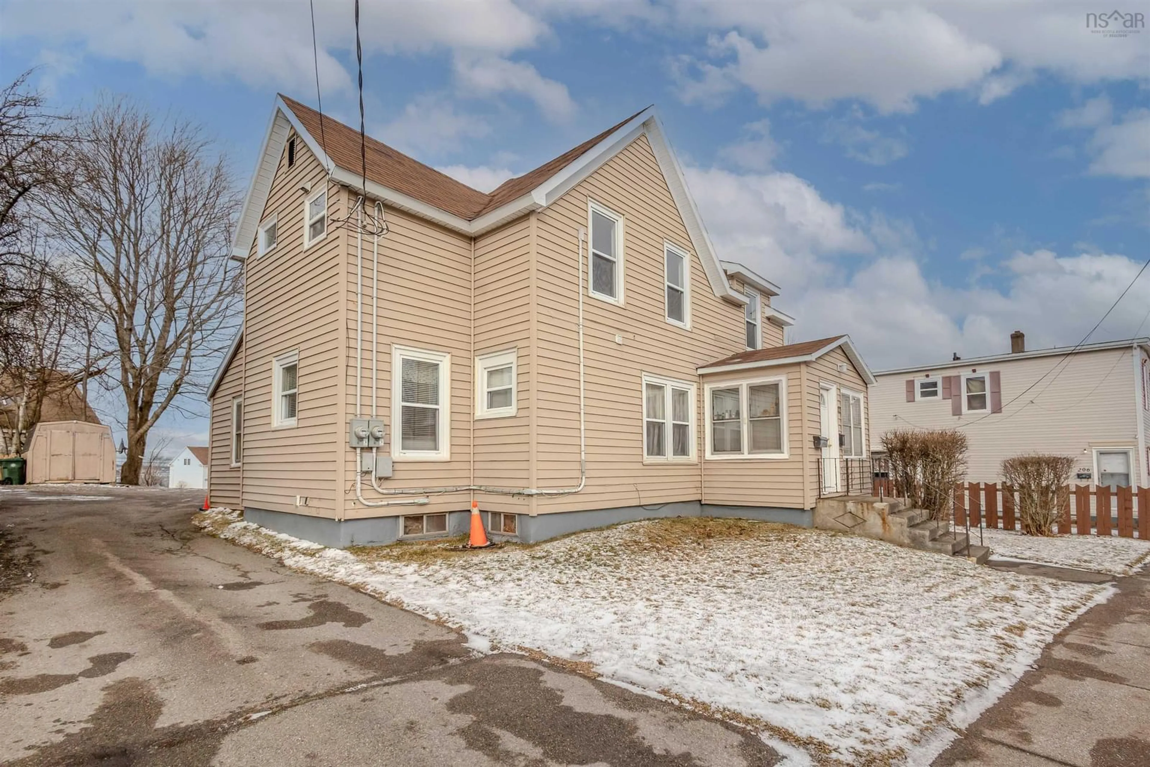Home with vinyl exterior material, street for 212 Argyle St, Sydney Nova Scotia B1S 2V8