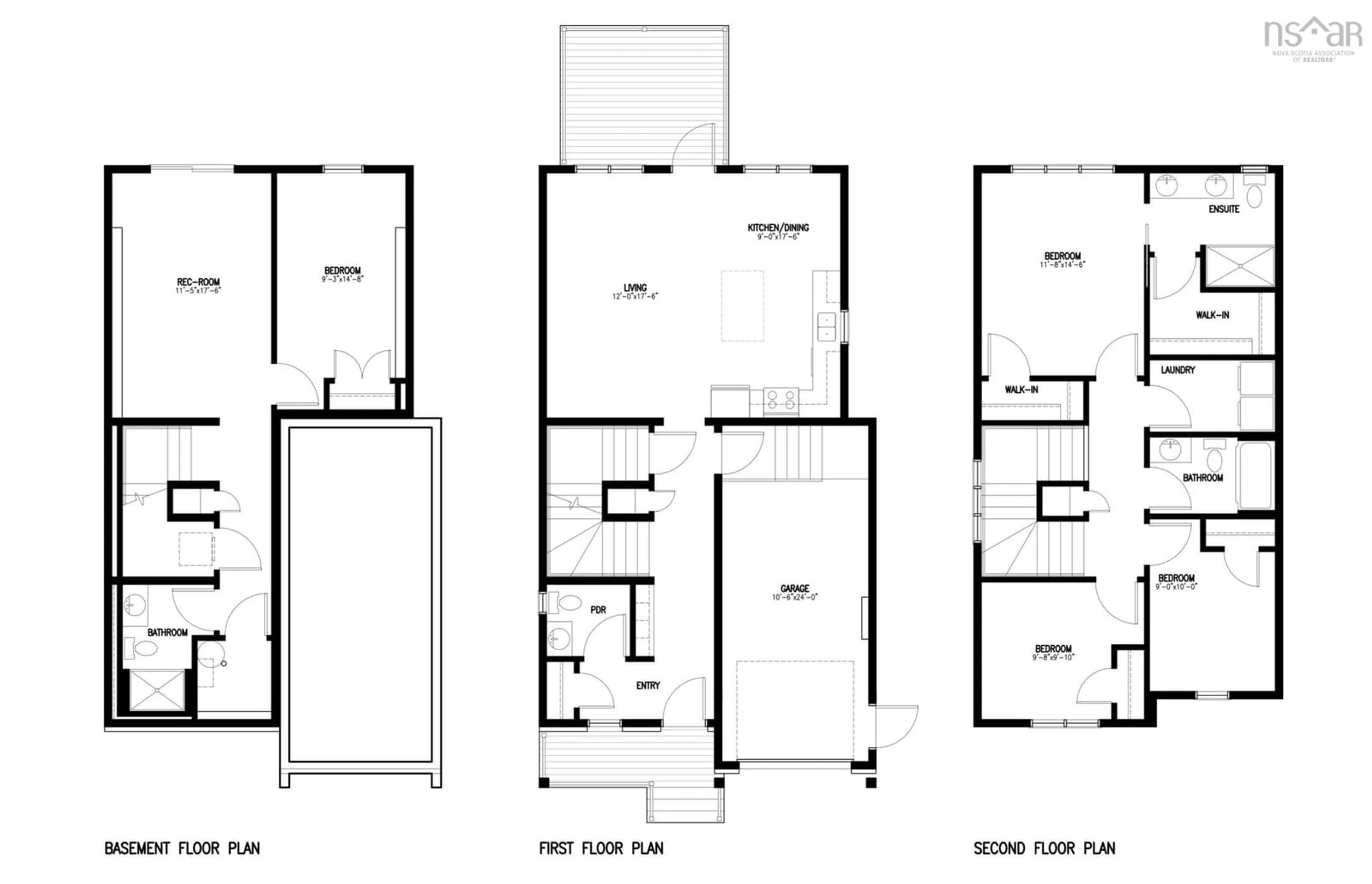 Floor plan for 29 Pearlgarden Close #PC-42, Dartmouth Nova Scotia B2X 0C3