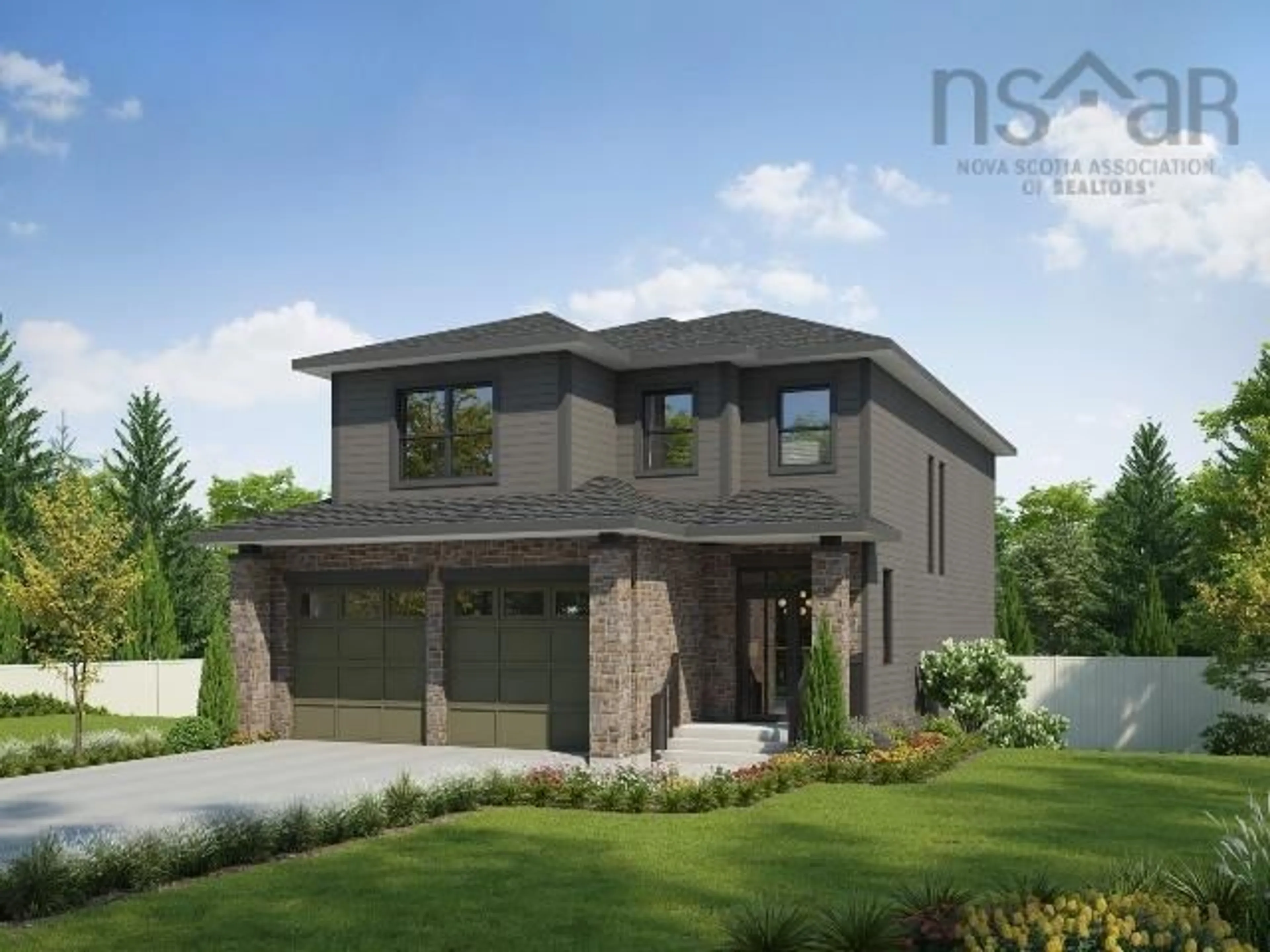 Home with brick exterior material, street for GW-29 Gardenia Way, Dartmouth Nova Scotia B2X 0C7