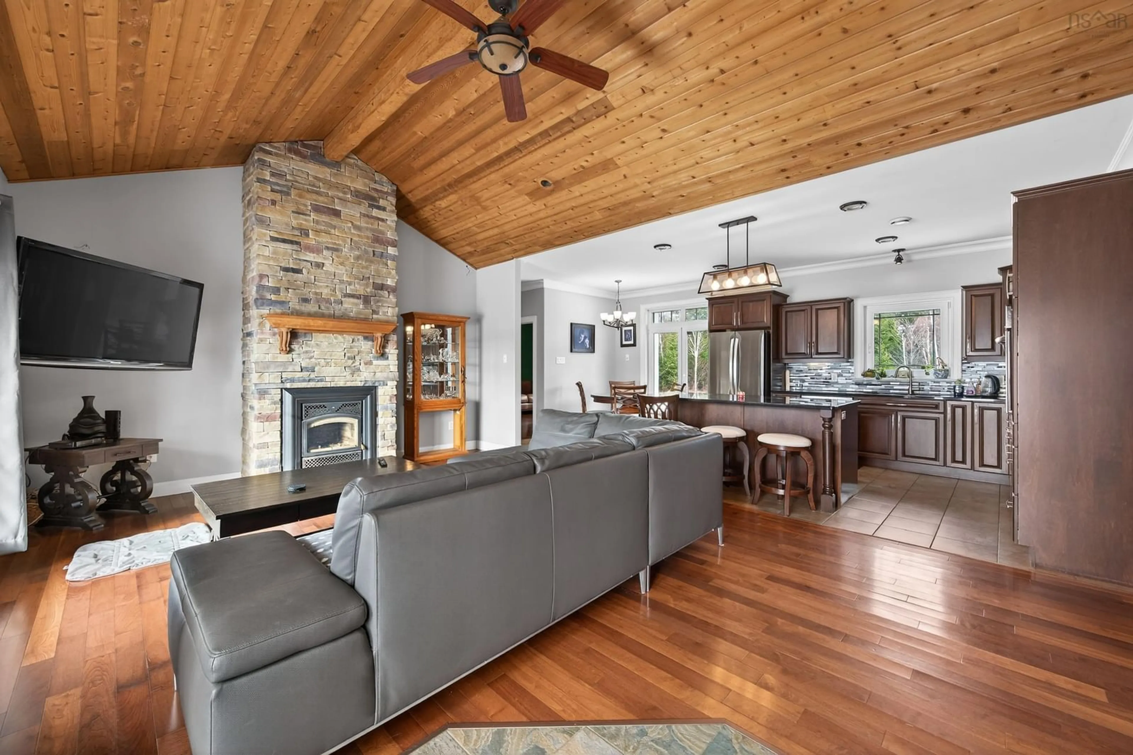 Open concept kitchen, unknown for 127 Aspen Grove    Howie Center, Sydney River Nova Scotia B1L 1C4