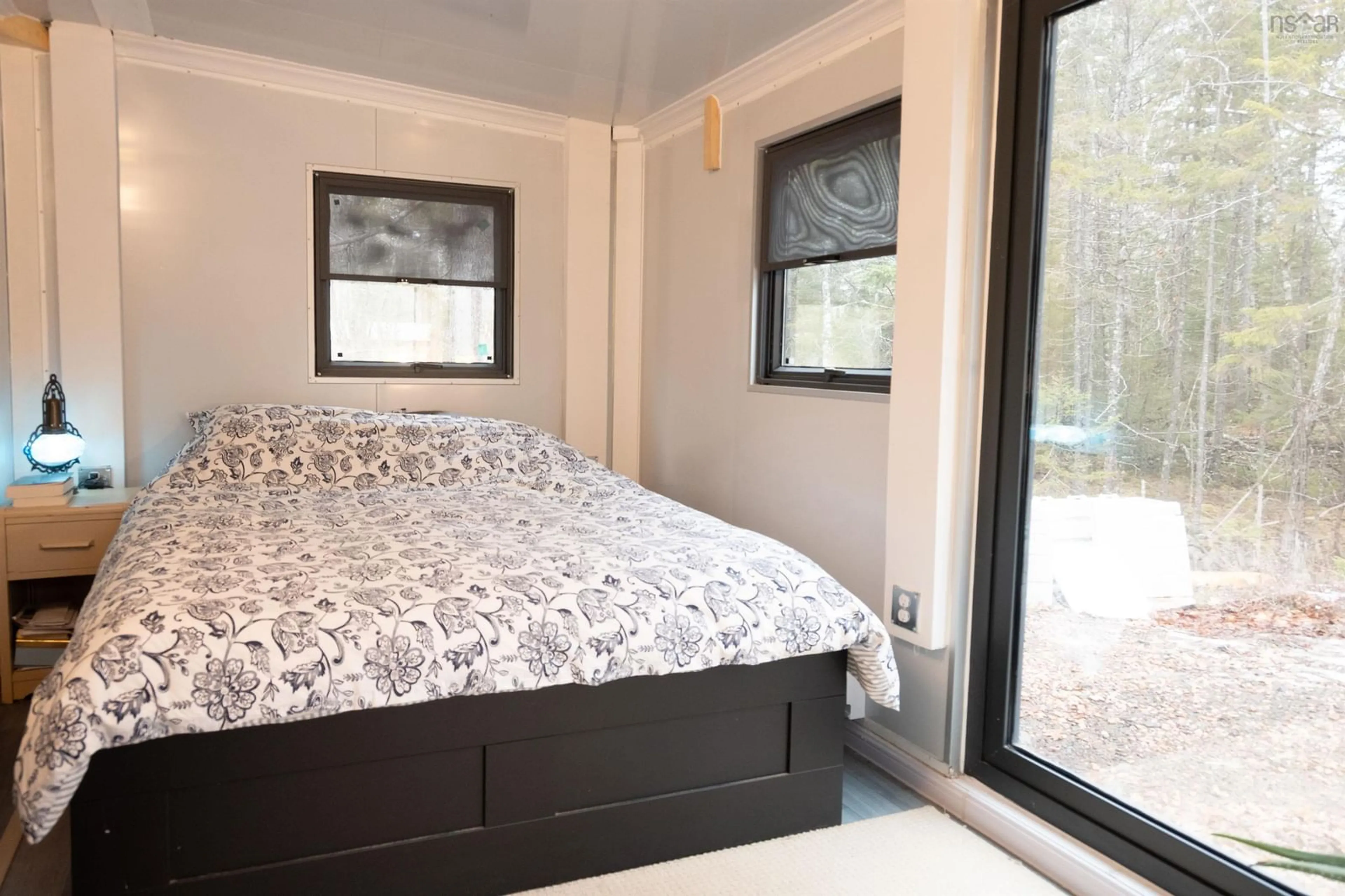 Bedroom with bed, wood/laminate floor for 25 Hirtle Dr, Hemford Nova Scotia B0R 1E0