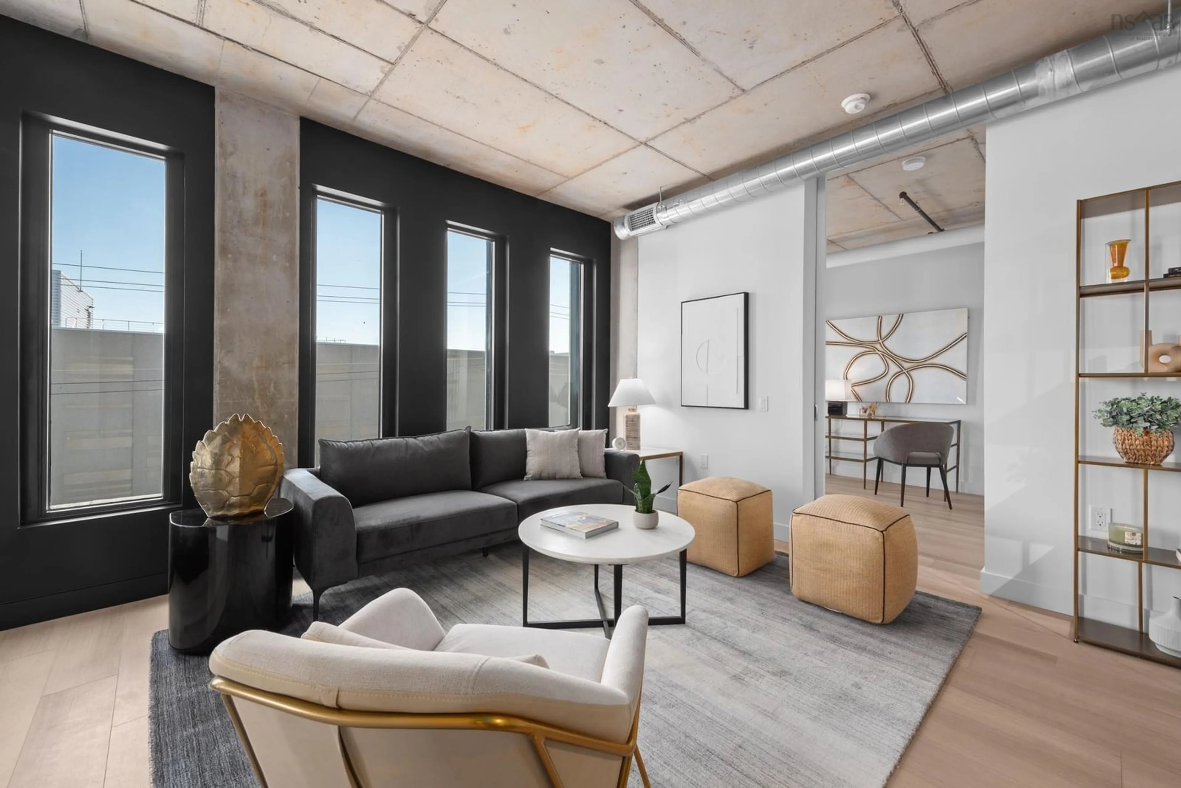 Living room with furniture, unknown for 5511 Bilby St St #310, Halifax Nova Scotia B3K 0M5