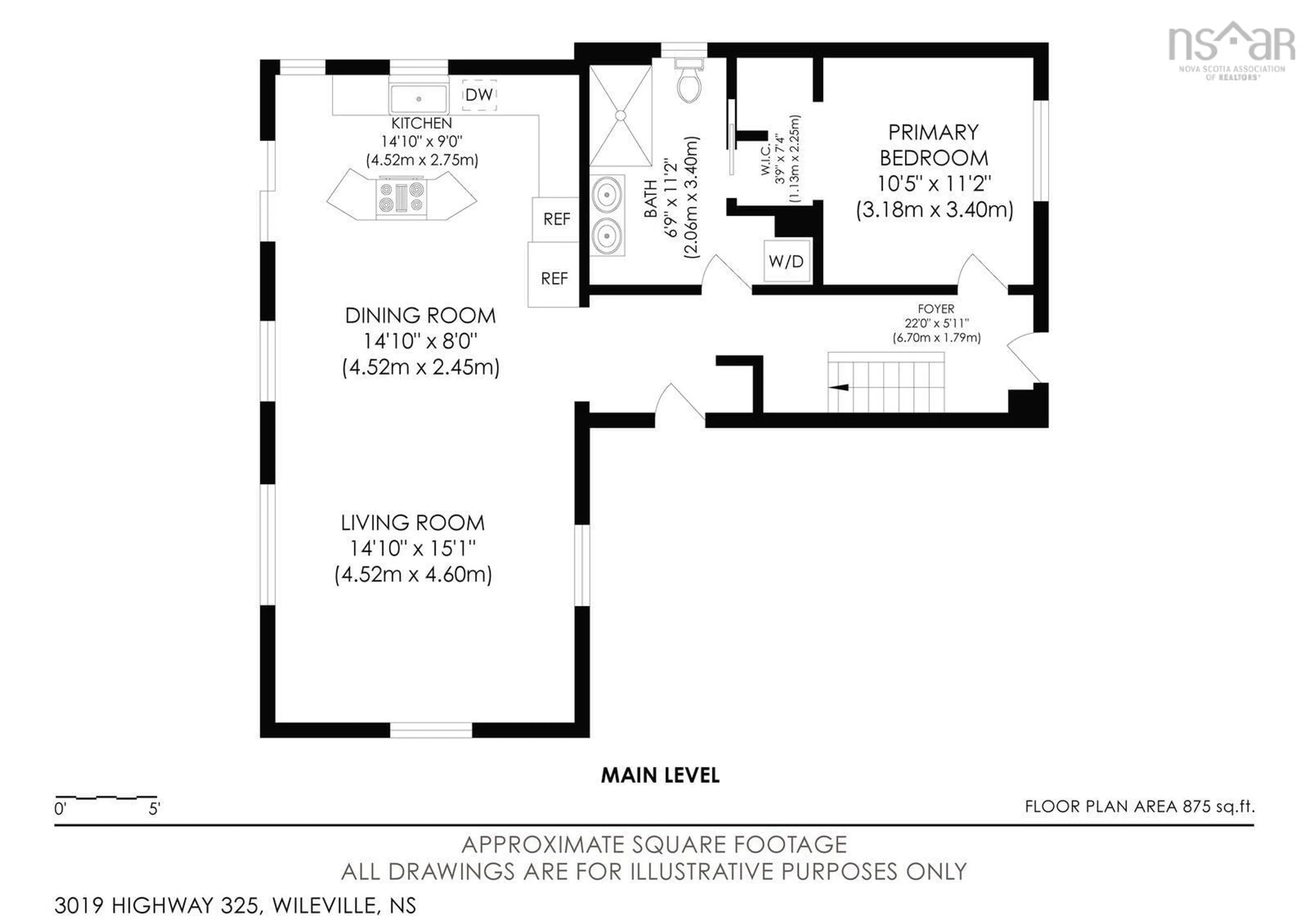 Floor plan for 3019 Highway 325 Wileville South Shore Ns Hwy, Wileville Nova Scotia B4V 5H4