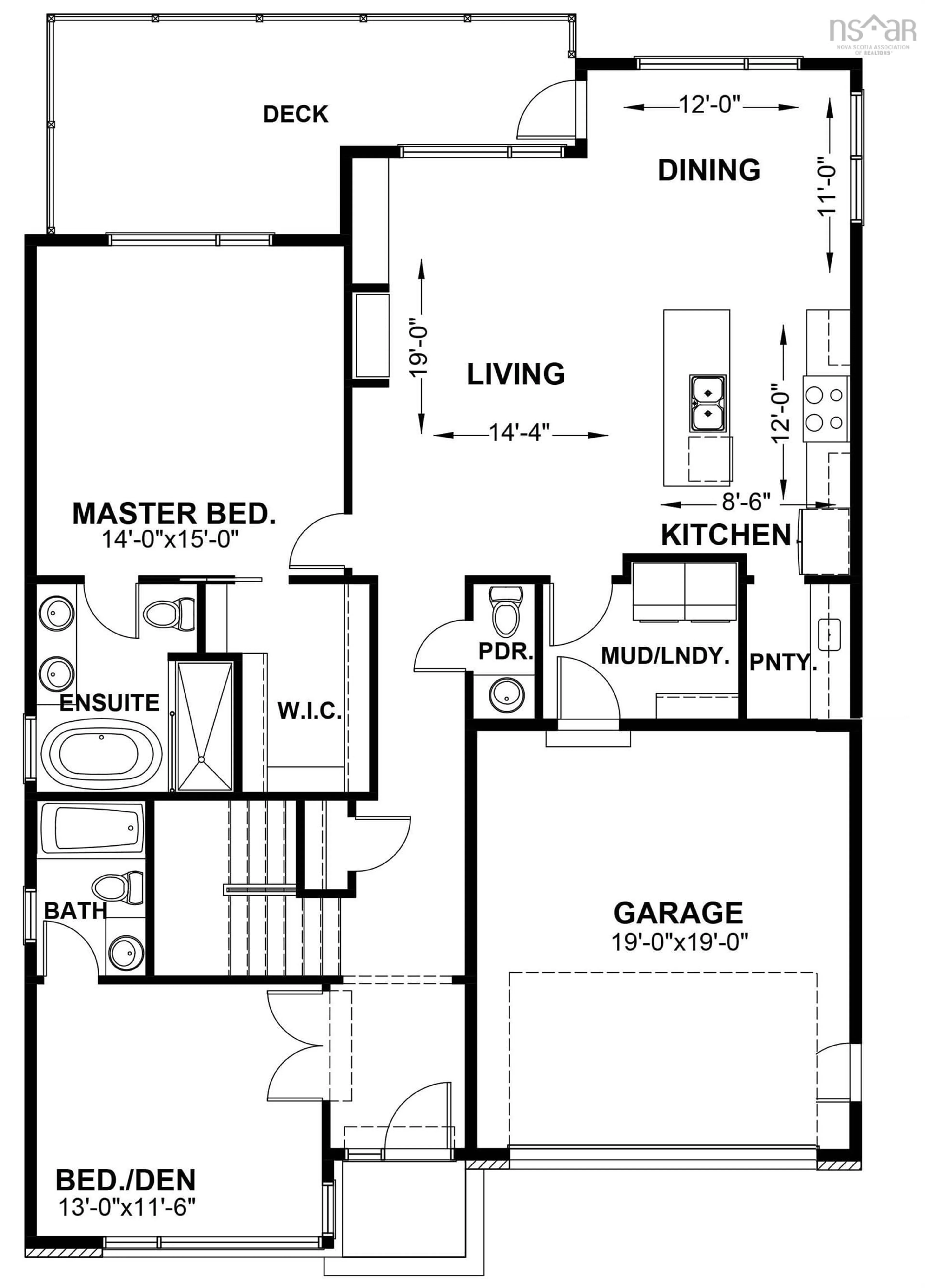 Floor plan for 25 Provence Way #Lot BB811, Brunello Estates Nova Scotia B3T 0N8