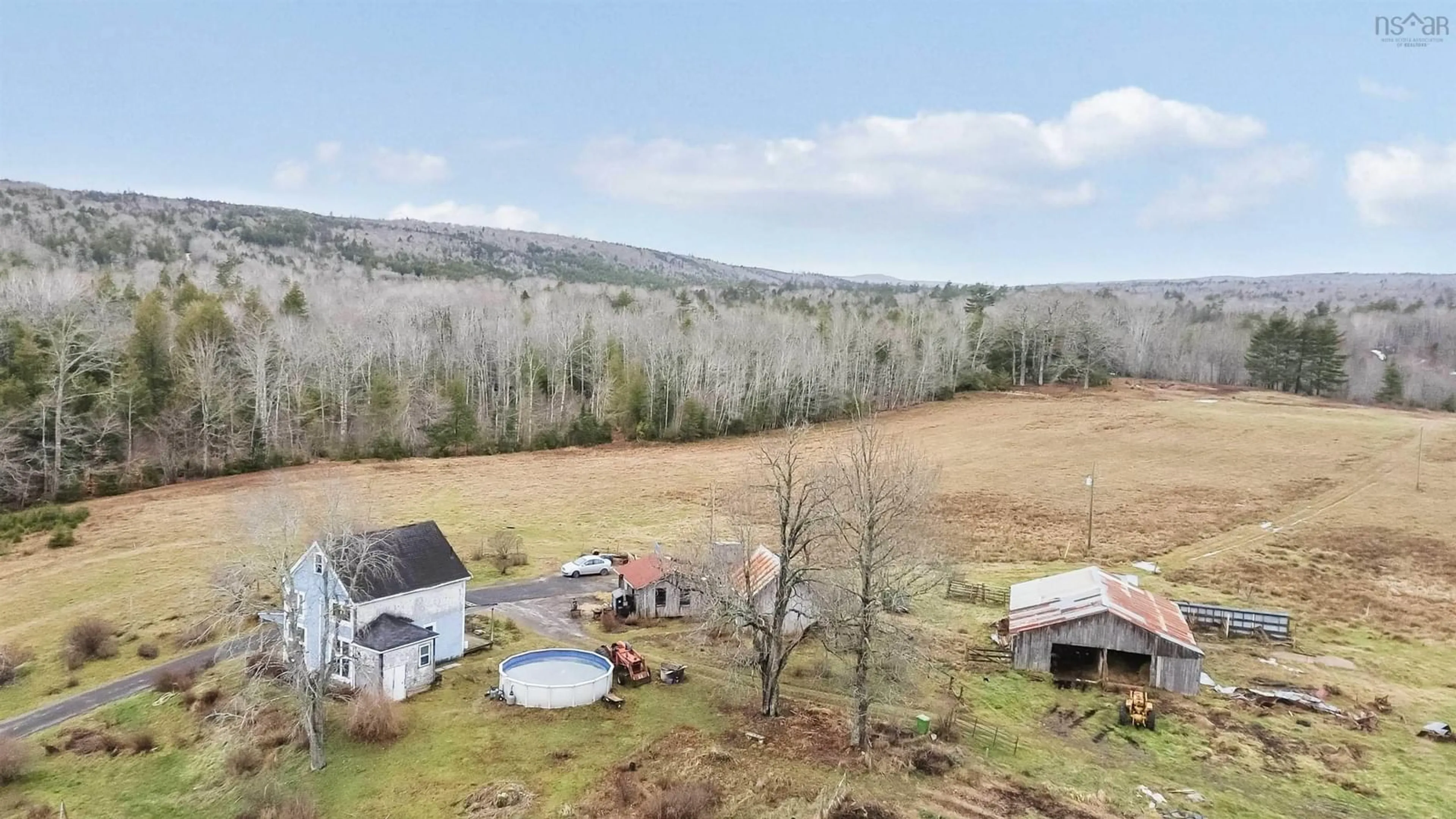 A pic from outside/outdoor area/front of a property/back of a property/a pic from drone, unknown for 227 Landry Lane, Upper Falmouth Nova Scotia B0P 1P0