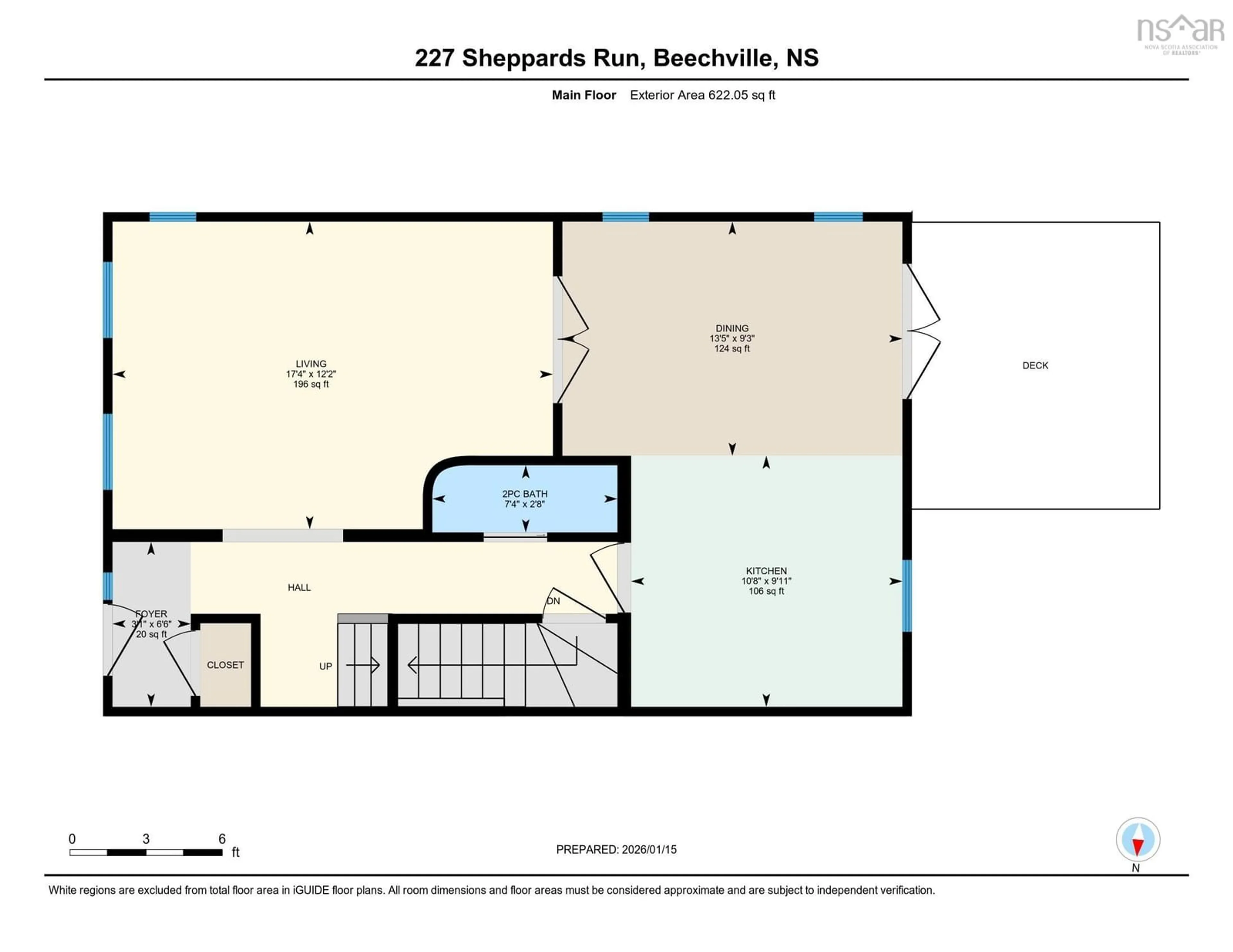 Floor plan for 227 Sheppards Run, Beachville Nova Scotia B3T 2G2