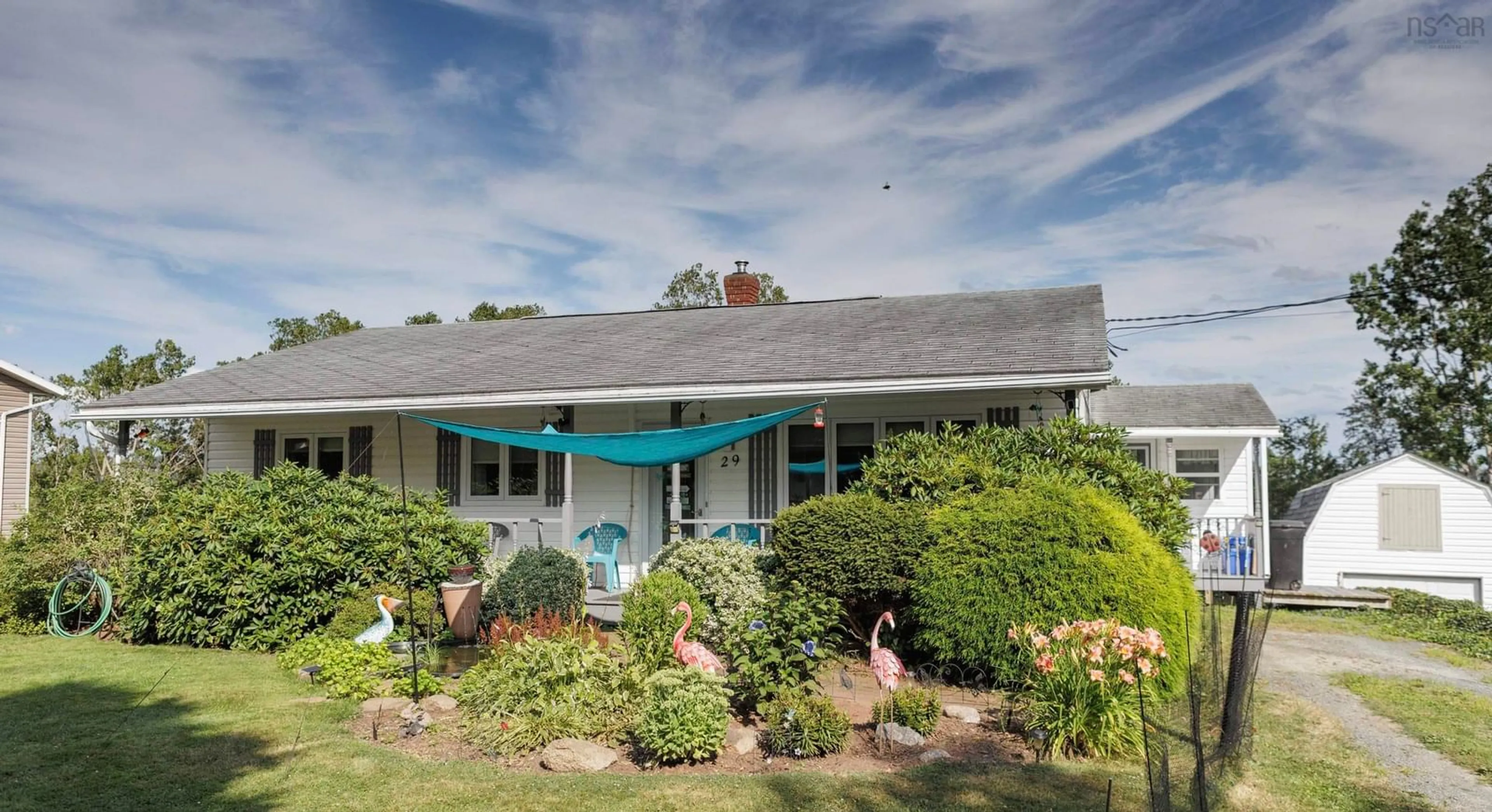 A pic from outside/outdoor area/front of a property/back of a property/a pic from drone, street for 29 Edith Lee Dr, North River Nova Scotia B6L 6C7