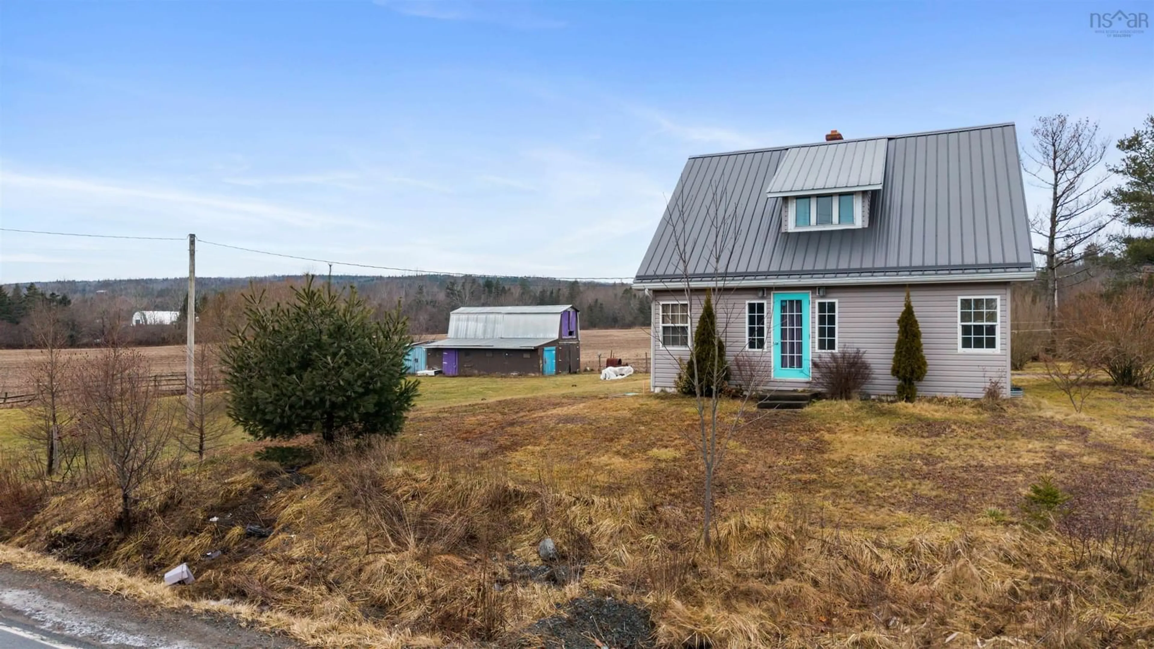 A pic from outside/outdoor area/front of a property/back of a property/a pic from drone, water/lake/river/ocean view for 3 Branch Rd, Elmsvale Nova Scotia B0N 1X0