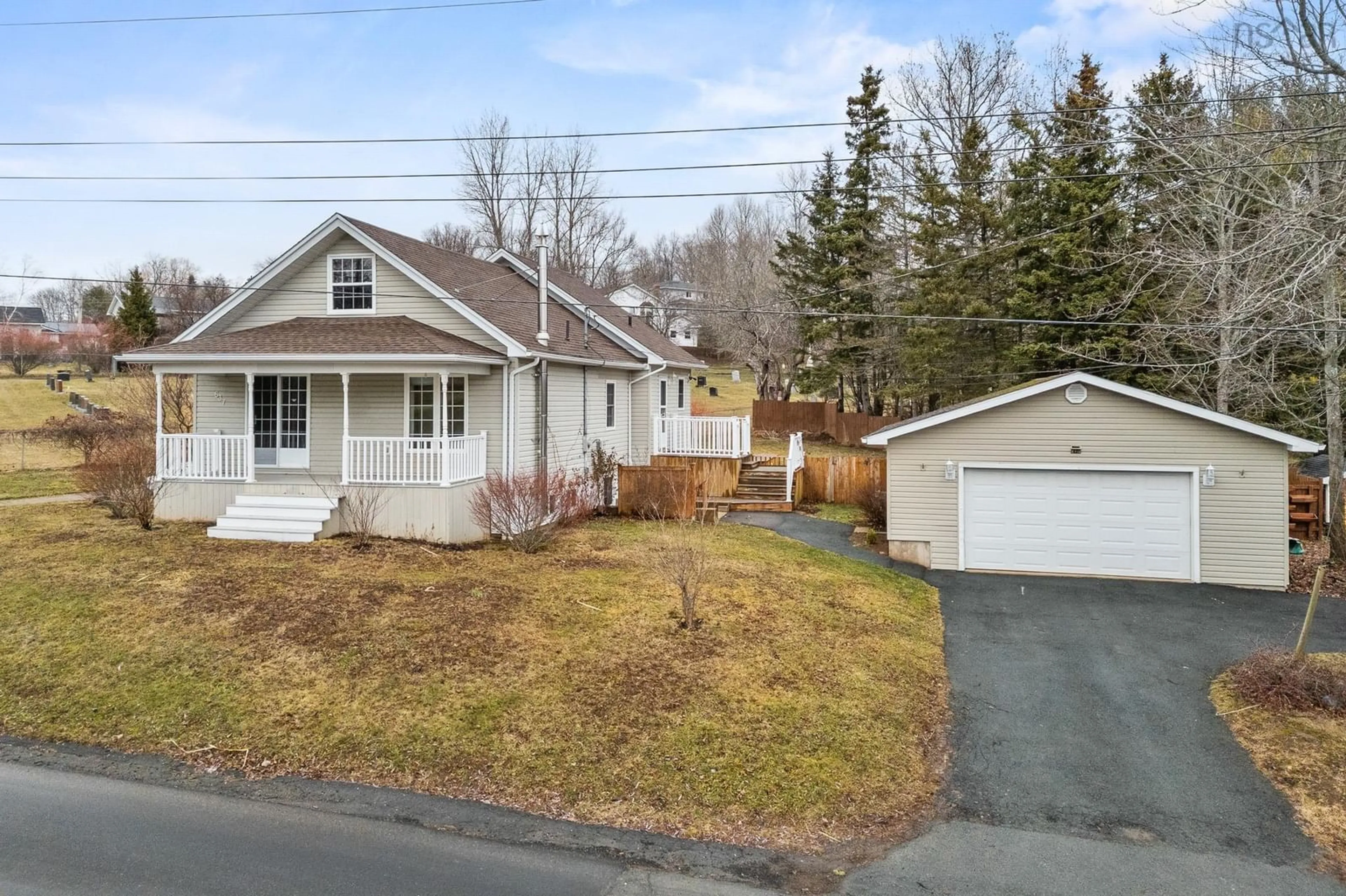 A pic from outside/outdoor area/front of a property/back of a property/a pic from drone, street for 637 Wiley Ave, Windsor Nova Scotia B0N 2T0