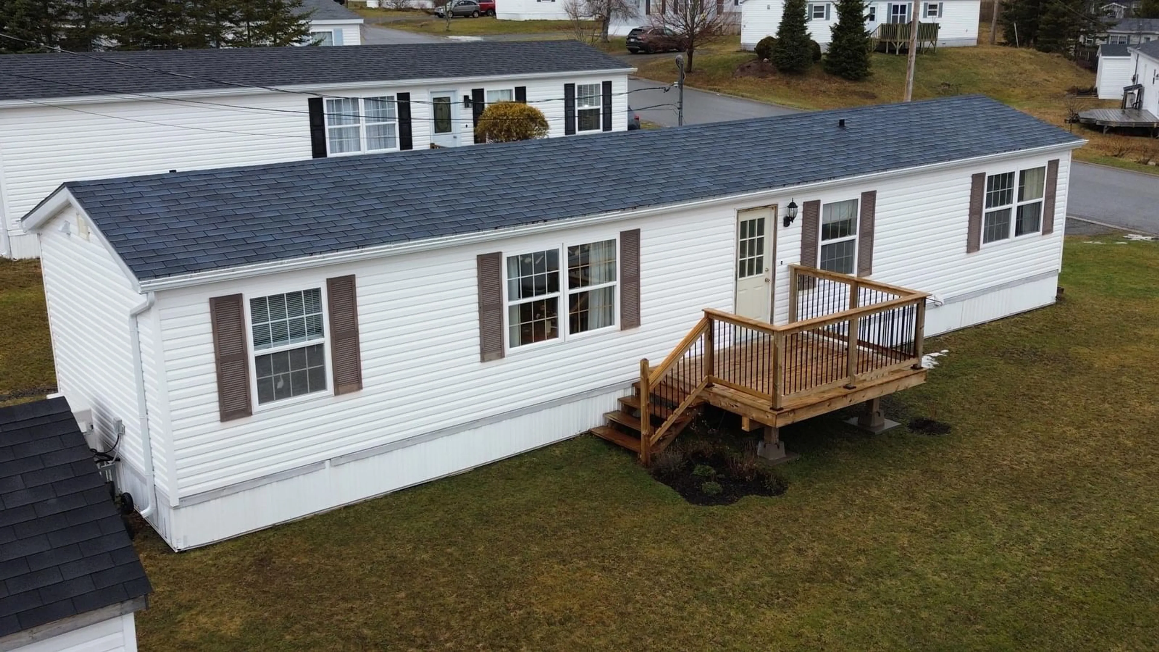 A pic from outside/outdoor area/front of a property/back of a property/a pic from drone, unknown for 9 Green Hill Dr, West River Nova Scotia B2G 2V9